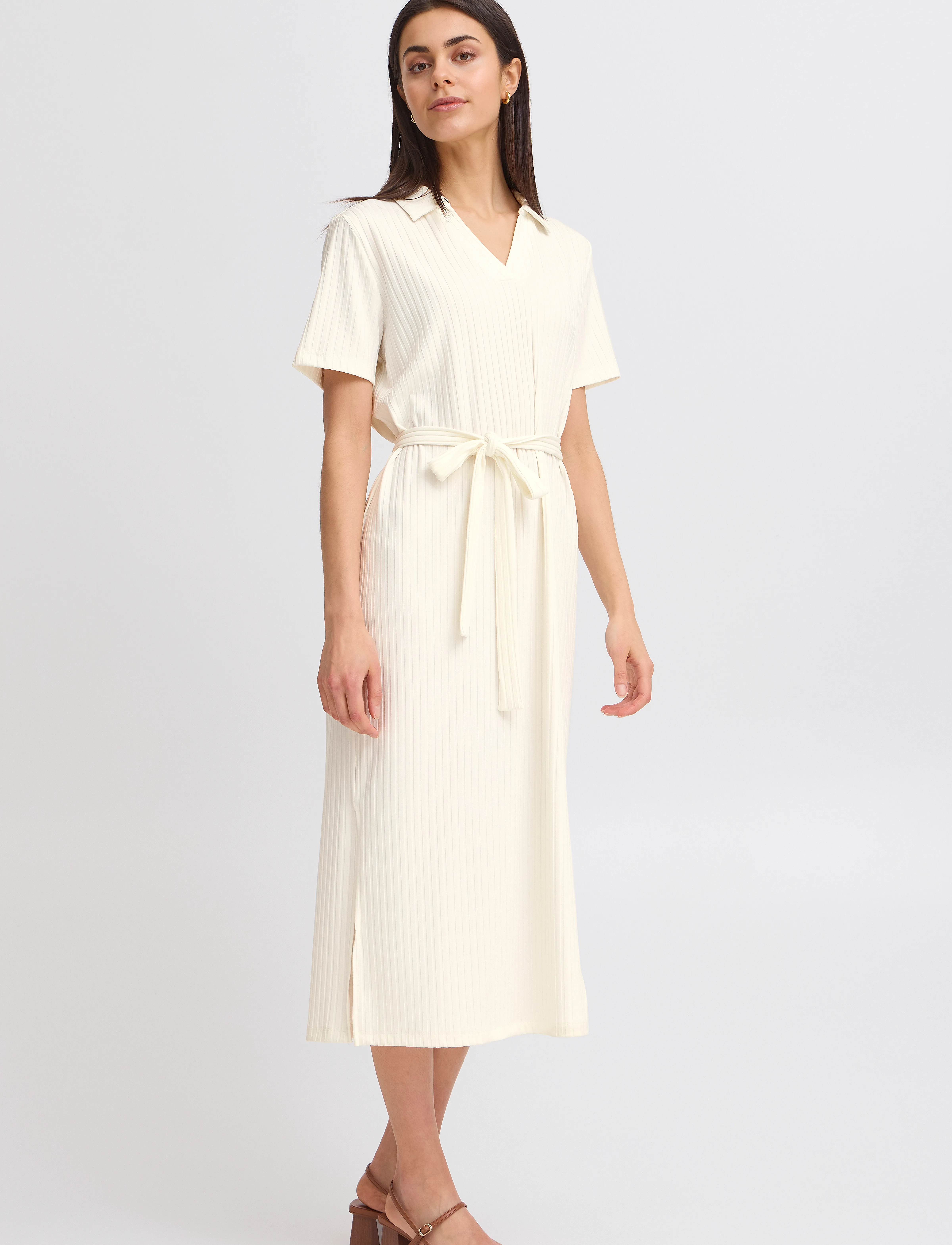 Fransa FRZAHIA DR 1 - Kleider - WHISPER WHITE / white