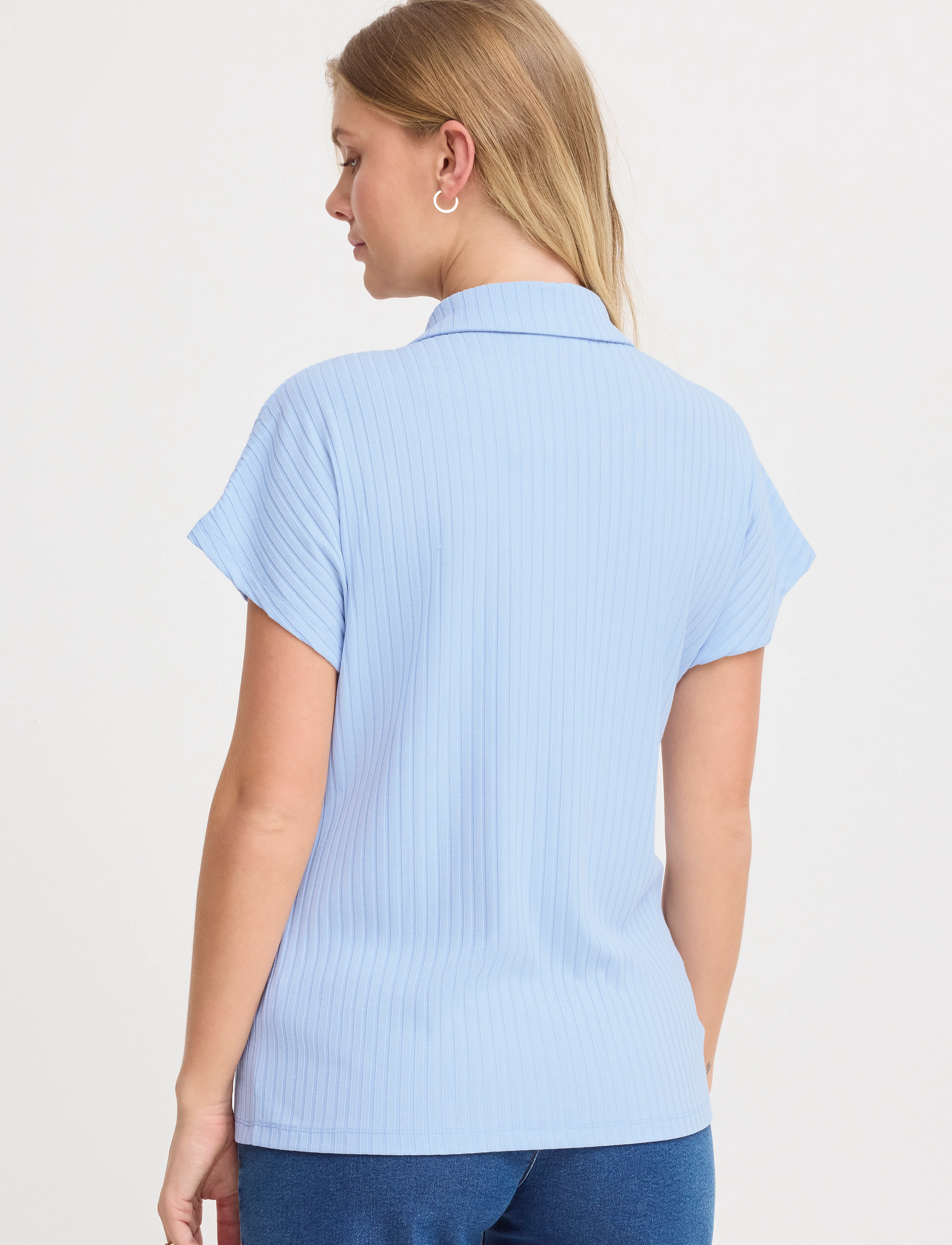 Fransa FRZAHIA TEE 1 - Polosärgid - CASHMERE BLUE / blue
