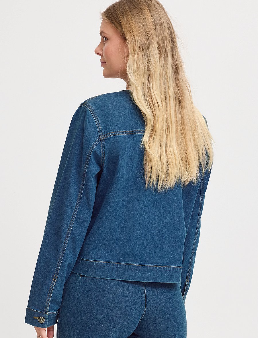 Fransa - FRDENIMA JA 2 - denim jackets - mid blue denim - 0