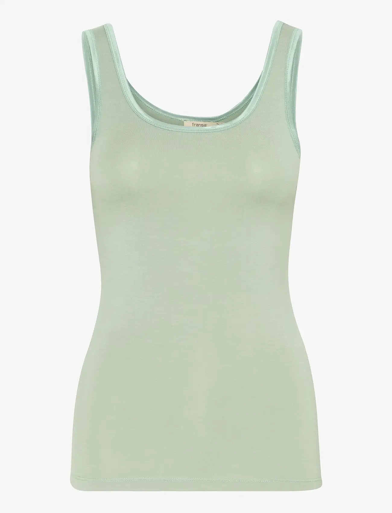 Fransa - FRZULU TOP 11 - sleeveless tops - iceberg green - 1