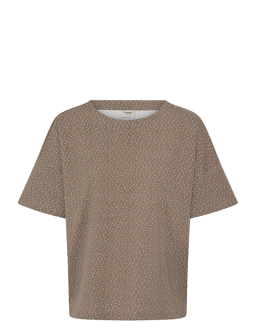 Fransa - FRSIVA TEE 7 - t-särgid - dot dots mountain t. white dot - 1