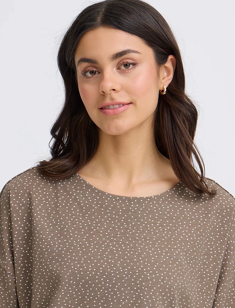 Fransa - FRSIVA TEE 7 - t-särgid - dot dots mountain t. white dot - 5