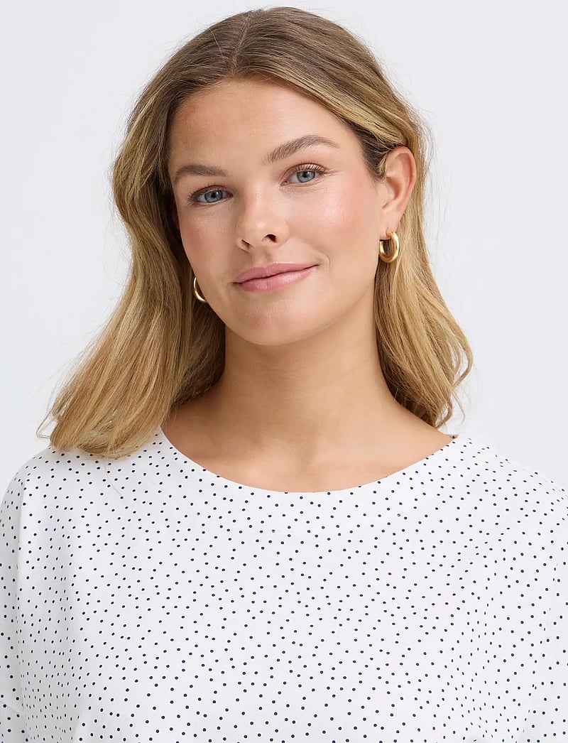 Fransa - FRSIVA TEE 7 - t-särgid - dot dots navy b. - 5