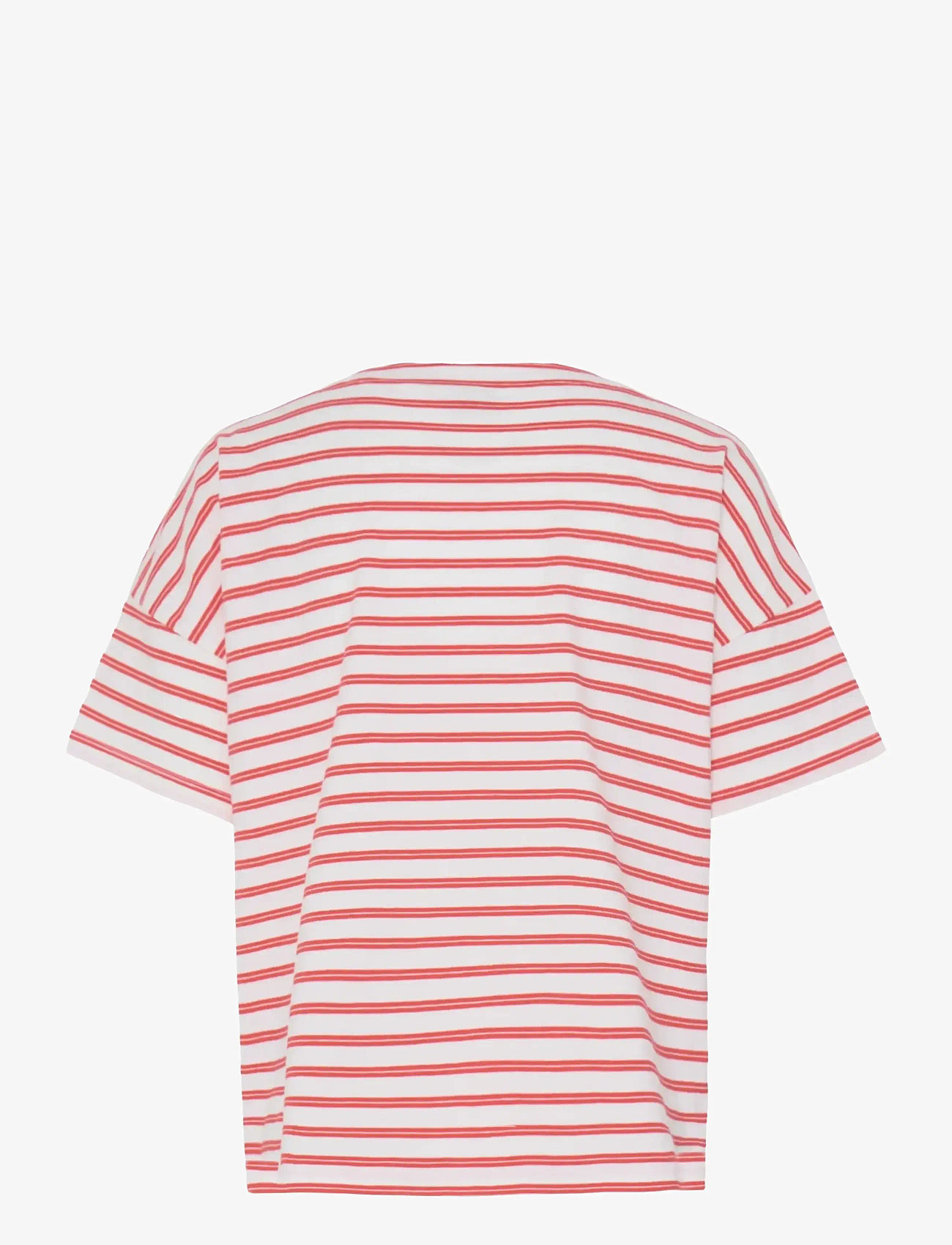 Fransa - FRSIVA TEE 7 - t-särgid - hibiscus twin stripe - 2