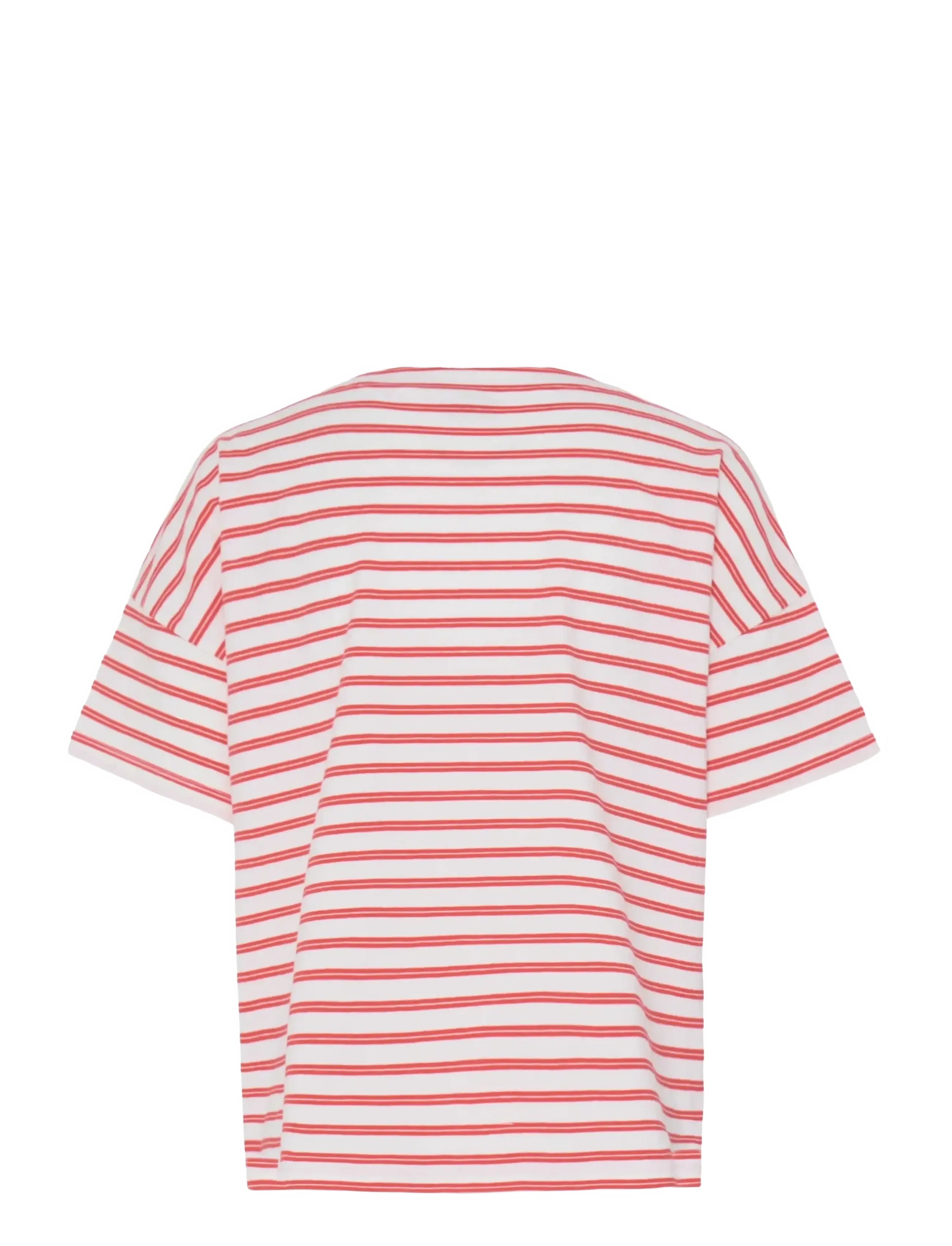 Fransa - FRSIVA TEE 7 - laveste priser - hibiscus twin stripe - 2
