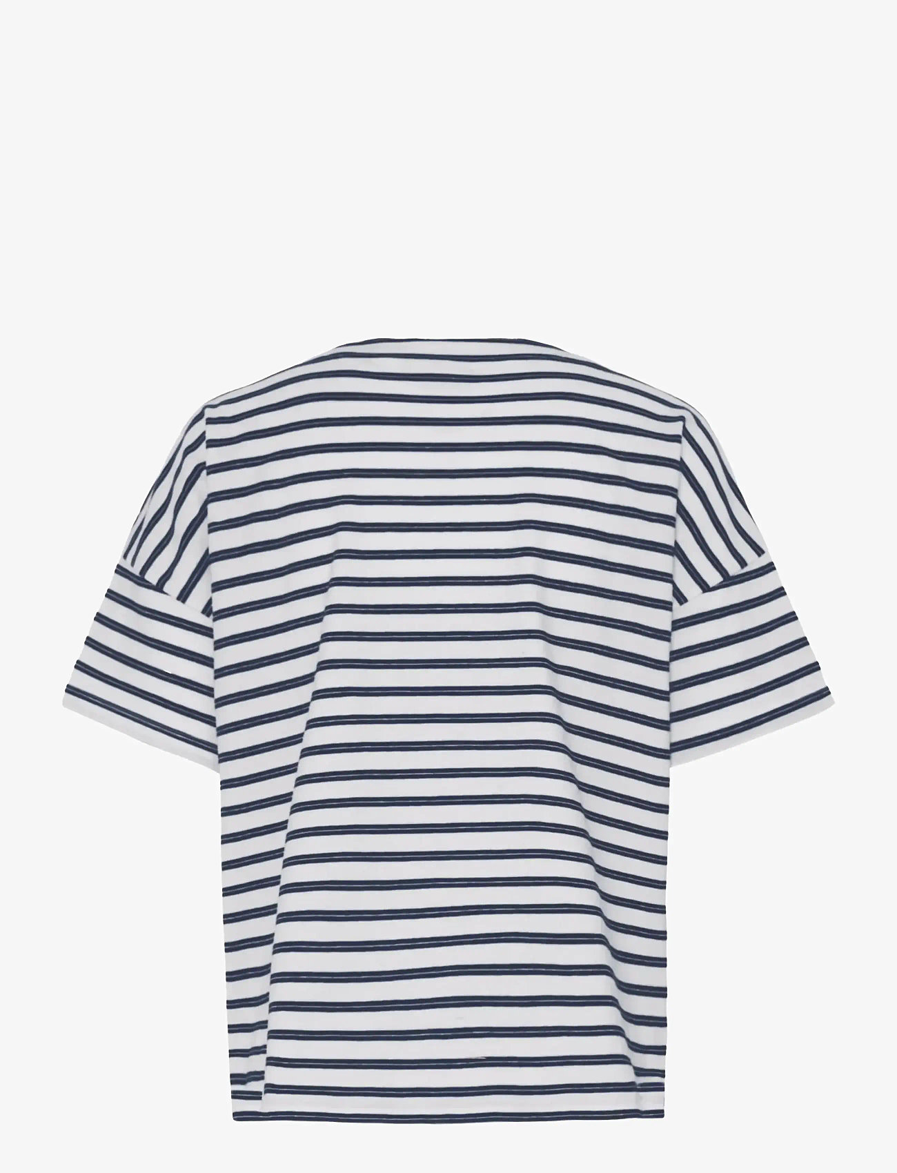Fransa - FRSIVA TEE 7 - t-shirts - navy twin stripe - 2
