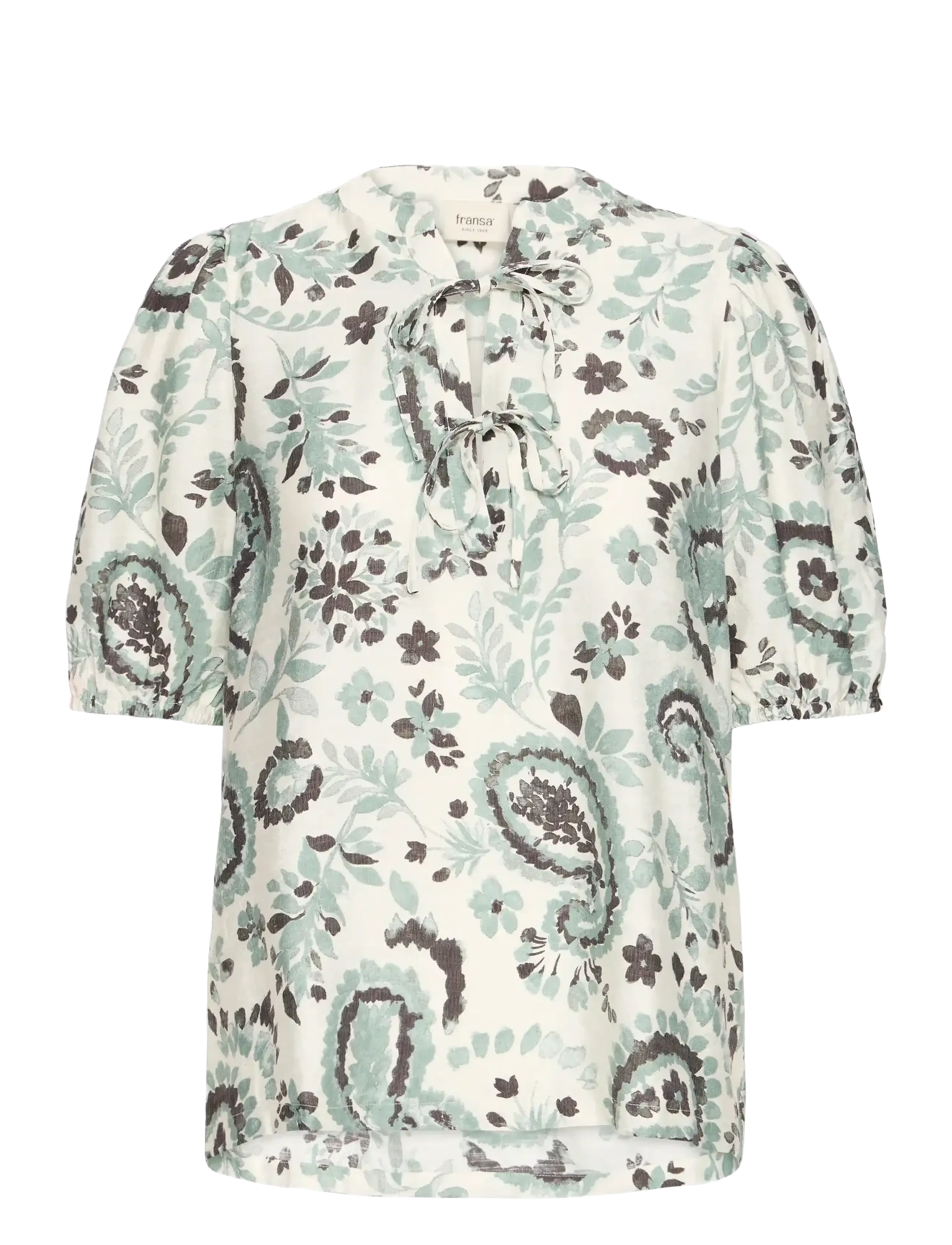 Fransa FRARIANA BL 9 - Bluser - FROSTY GREEN AOP / green