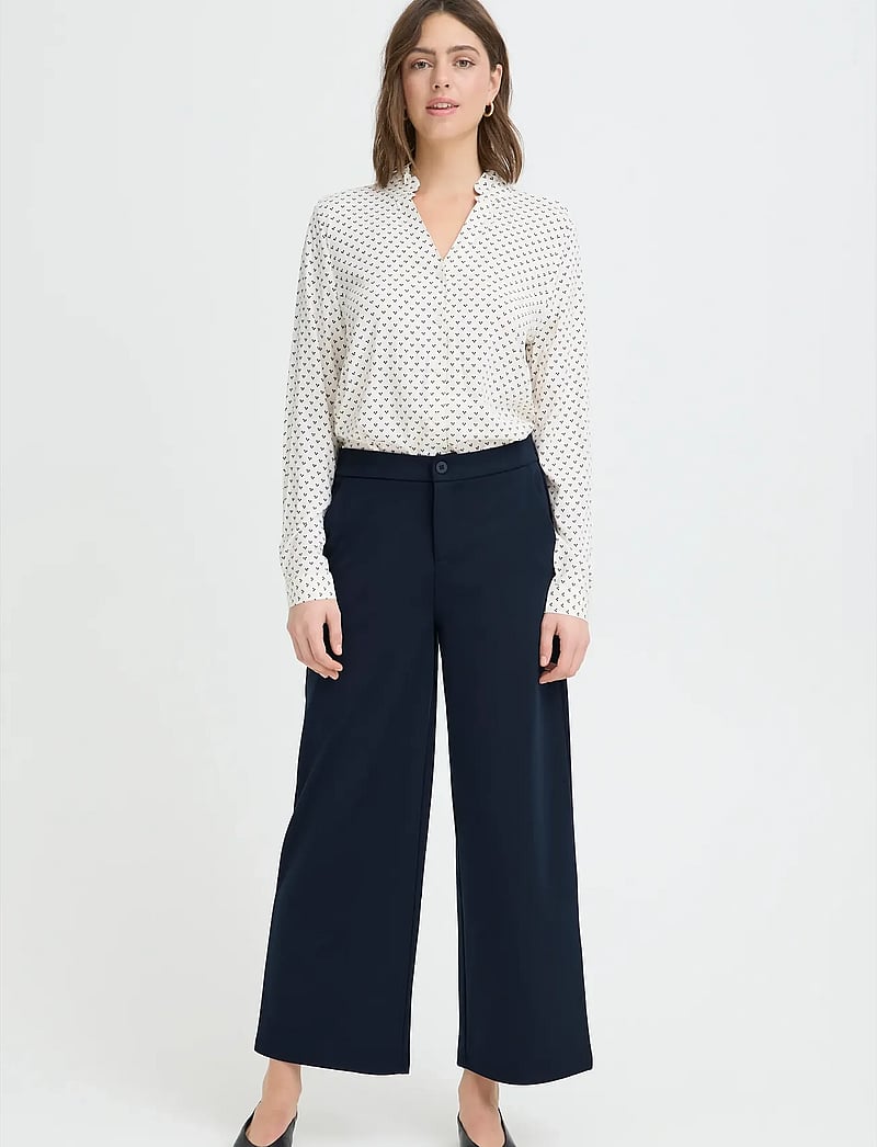 Fransa - FRBLAZER PA 5 - culottes - dark peacoat - 0