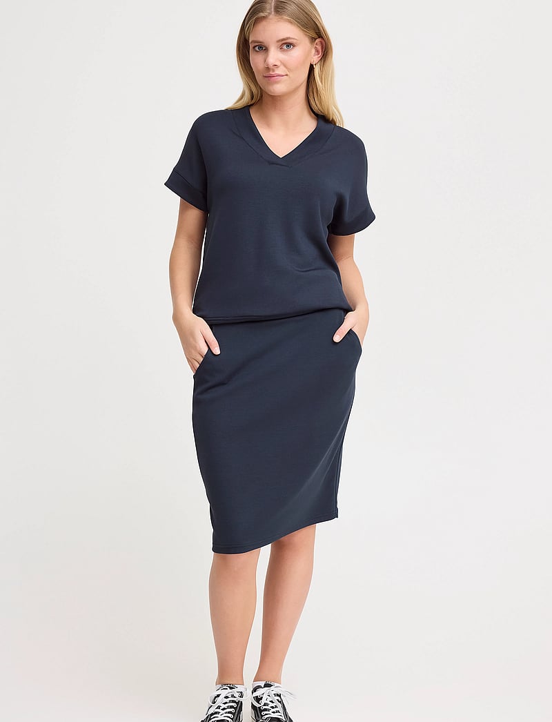 Fransa - FRAURORA SK 2 - midi-röcke - navy blazer - 4