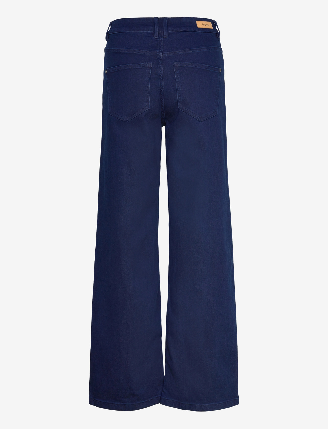 Fransa - FRLUXE HANNA JE 1 - hosen mit weitem bein - dark blue denim - 1