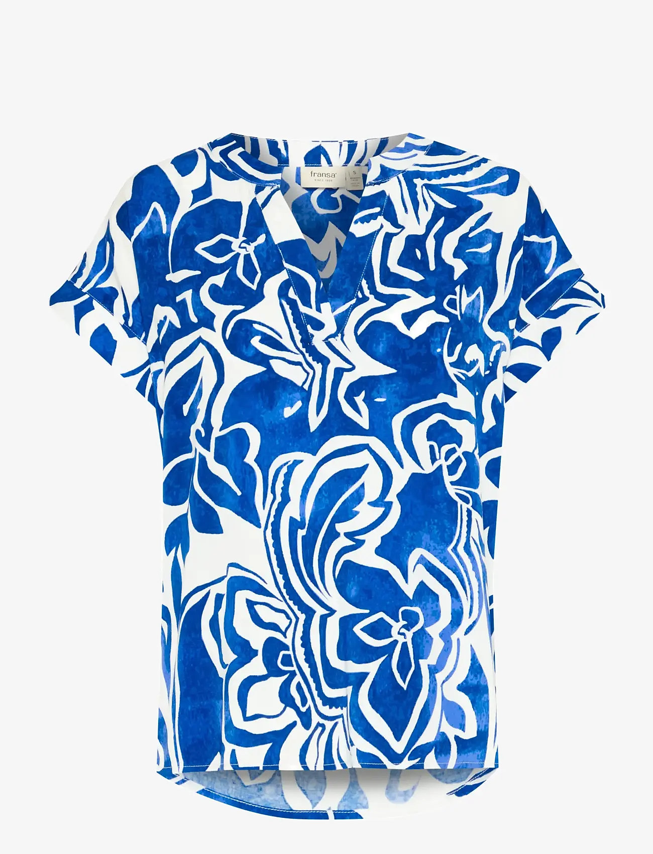 Fransa - FRLOREN BL 2 - kortærmede bluser - blue iolite art - 1