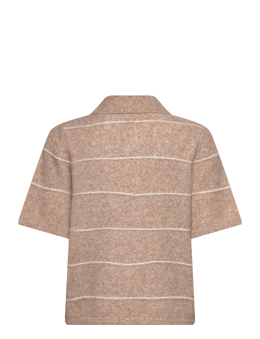 Fransa - FRKENDRA PU 1 - t-shirts - feather gray melange - 1