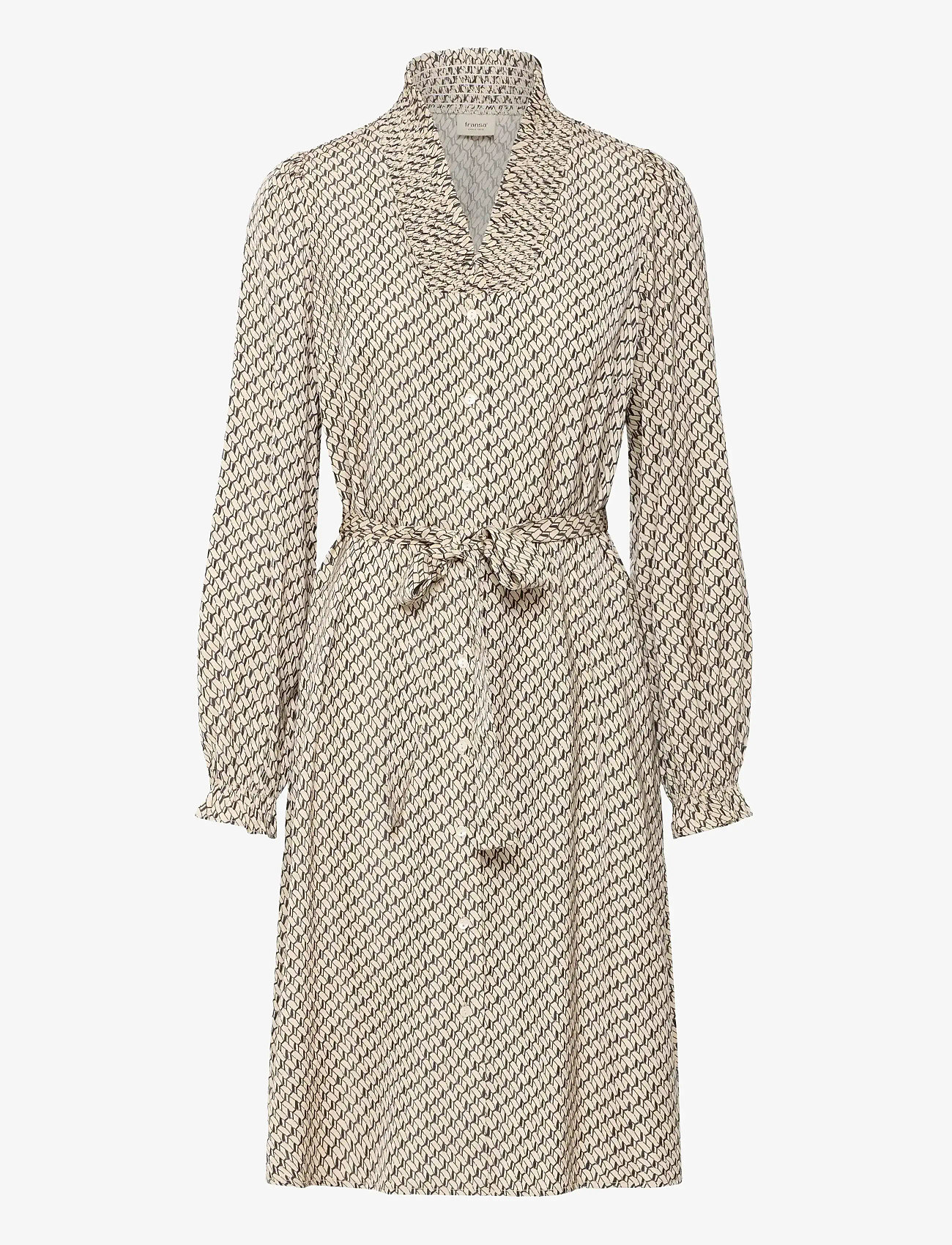 Fransa - FRNATALIA DR 1 - hemdkleider - feather grey art - 1