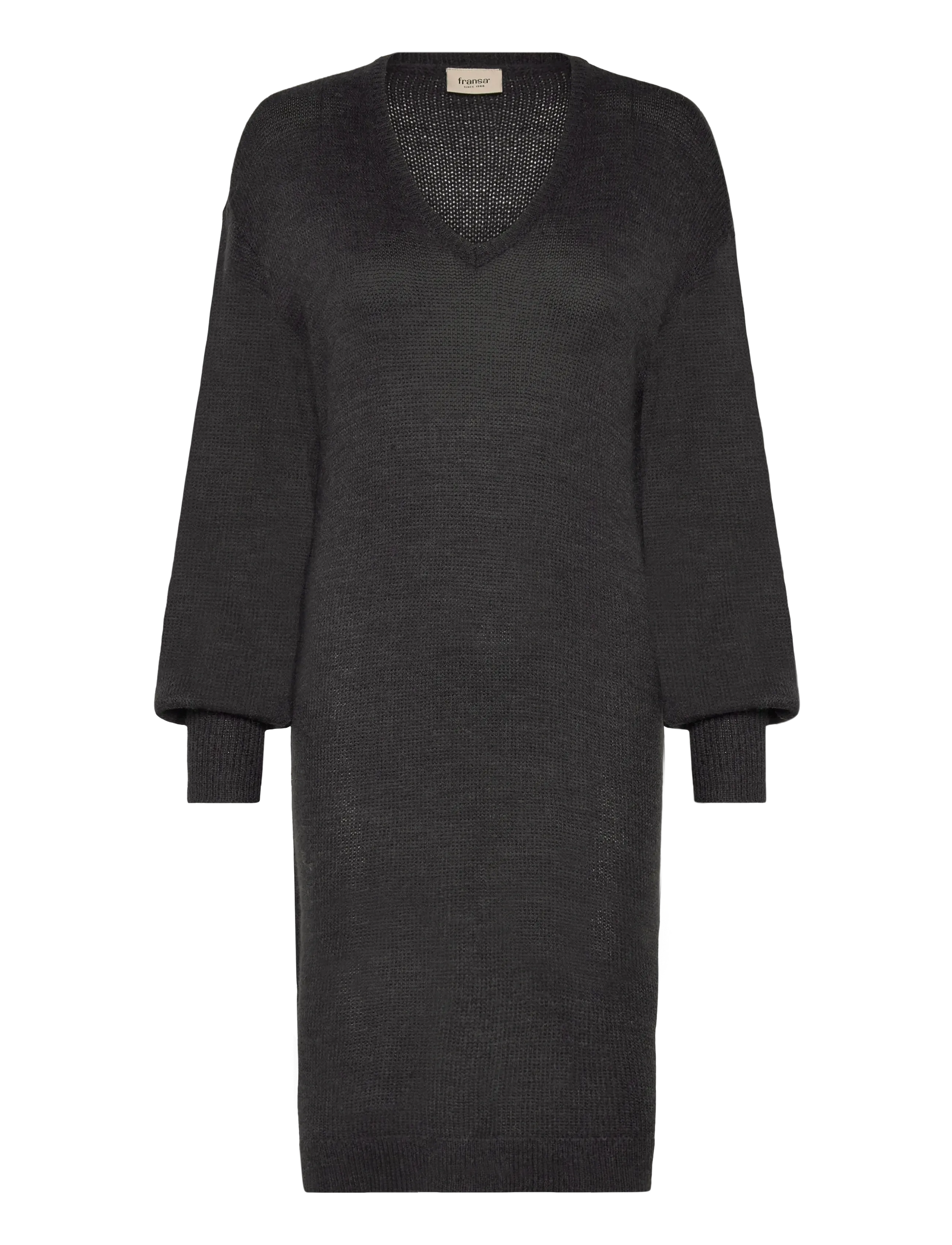 Fransa Freretta Dr 1, M, Grey, Kjoler > Strikkede Kjoler, Dame