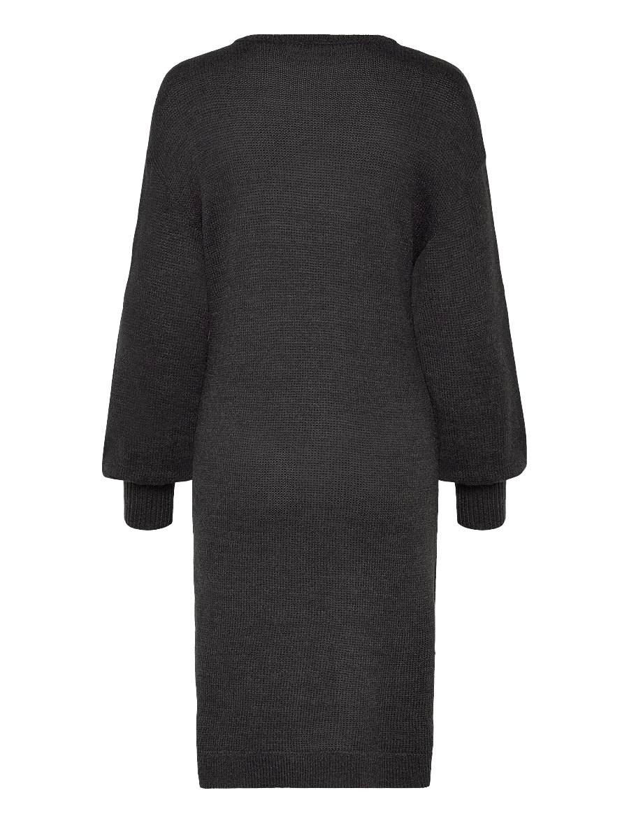 Fransa - FRERETTA DR 1 - knitted dresses - charcoal melange - 1
