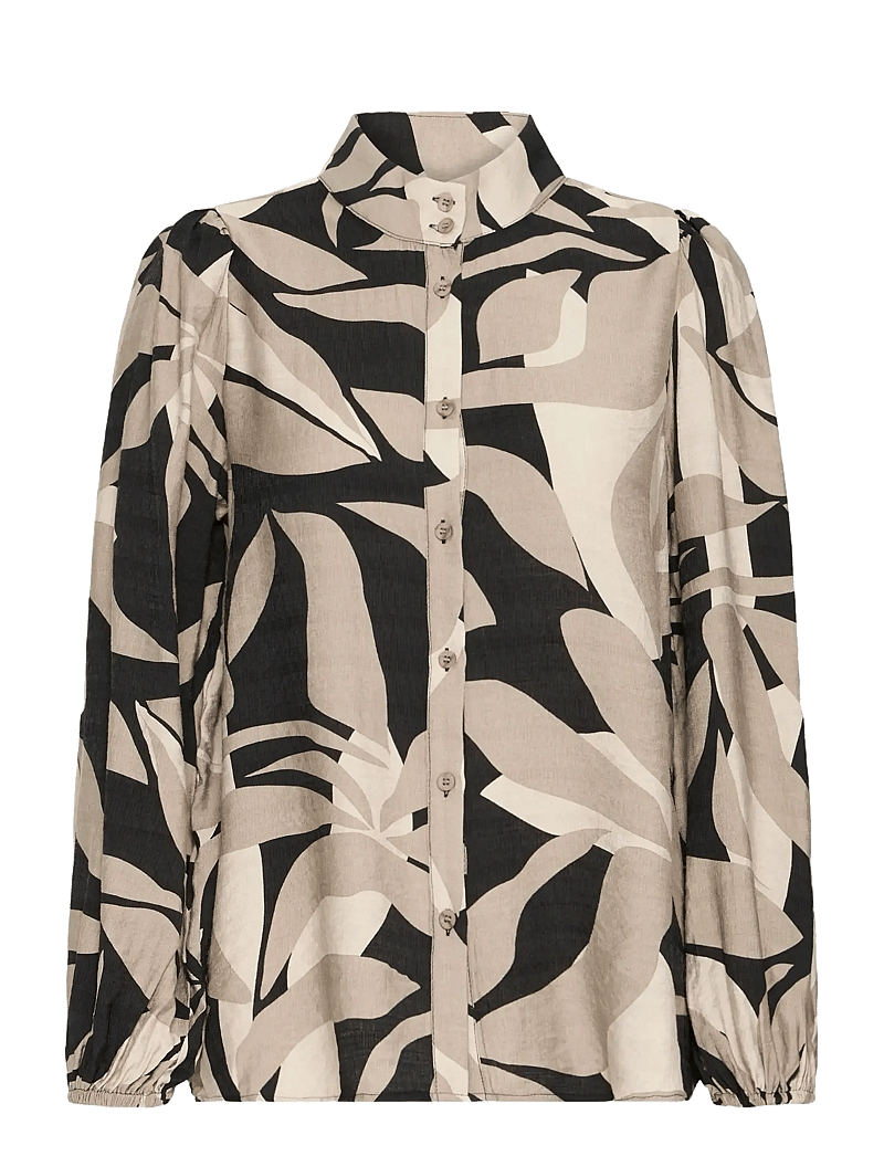 Fransa - FRARIANA SH 6 - långärmade skjortor - black mix - 1