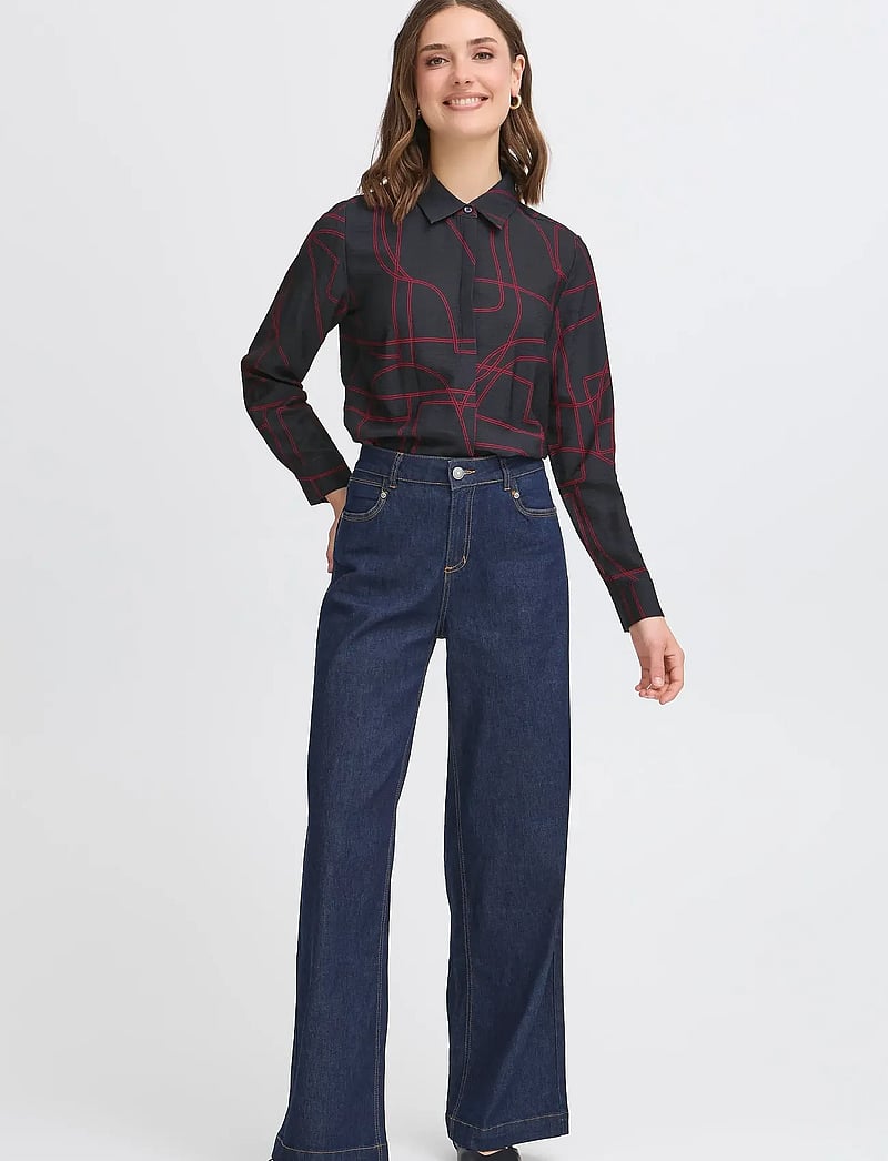 Fransa - FRDAPHNE SH 1 - långärmade skjortor - night sky art - 0