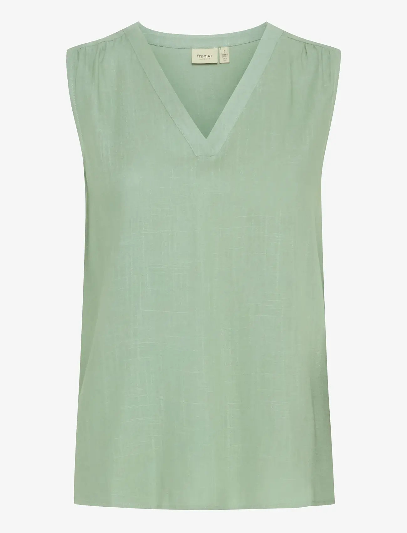 Fransa - FRJUNA TOP 2 - Ärmellose blusen - iceberg green - 1