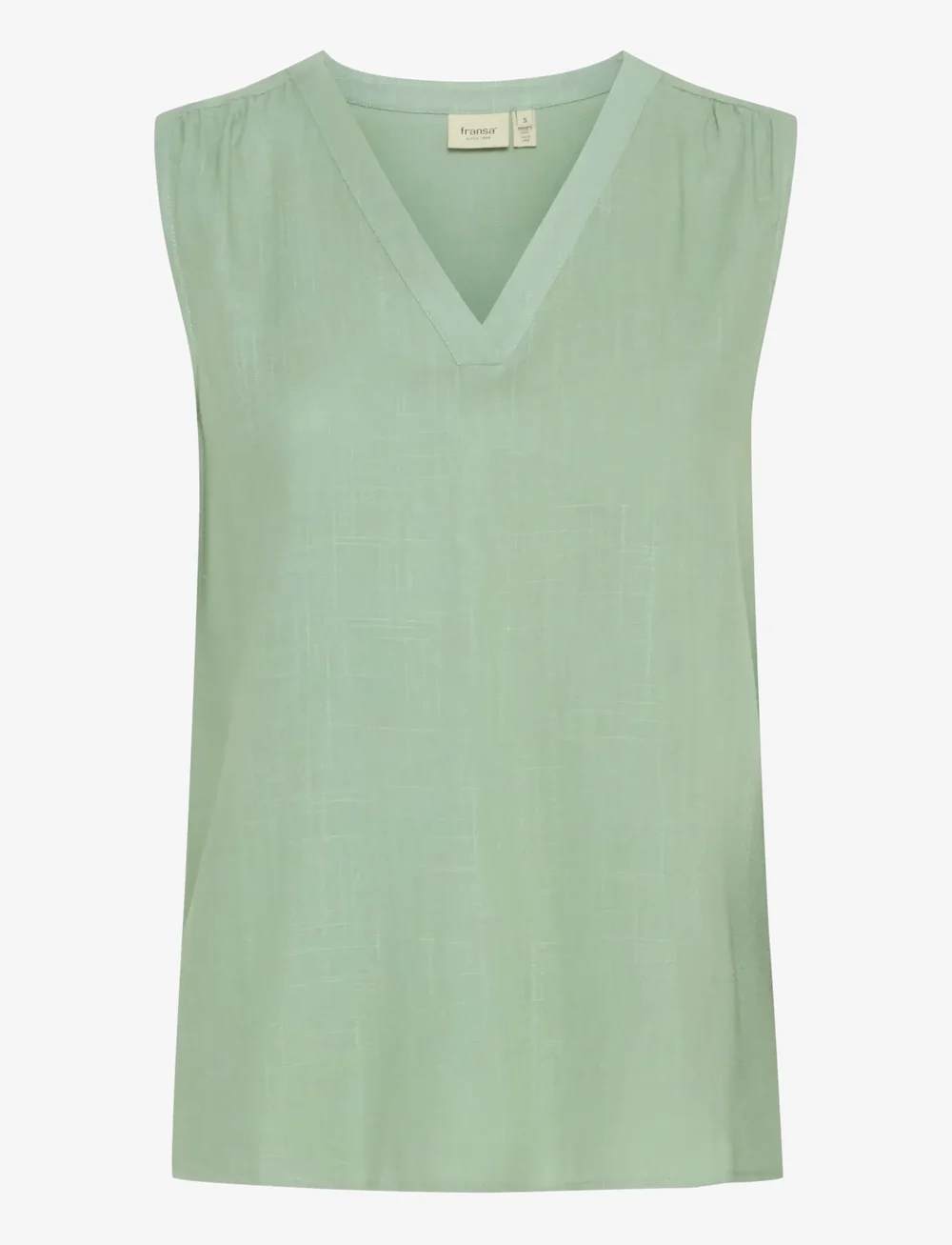Fransa - FRJUNA TOP 2 - palaidinės be rankovių - iceberg green - 1