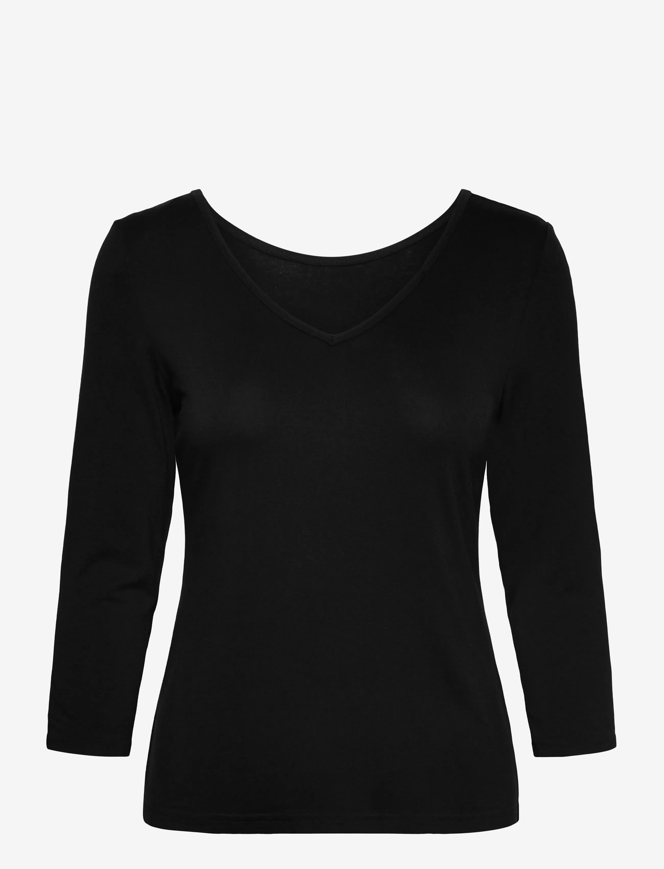 Fransa - FRDOTTA TEE 1 - herbstliche kleidung - black - 0