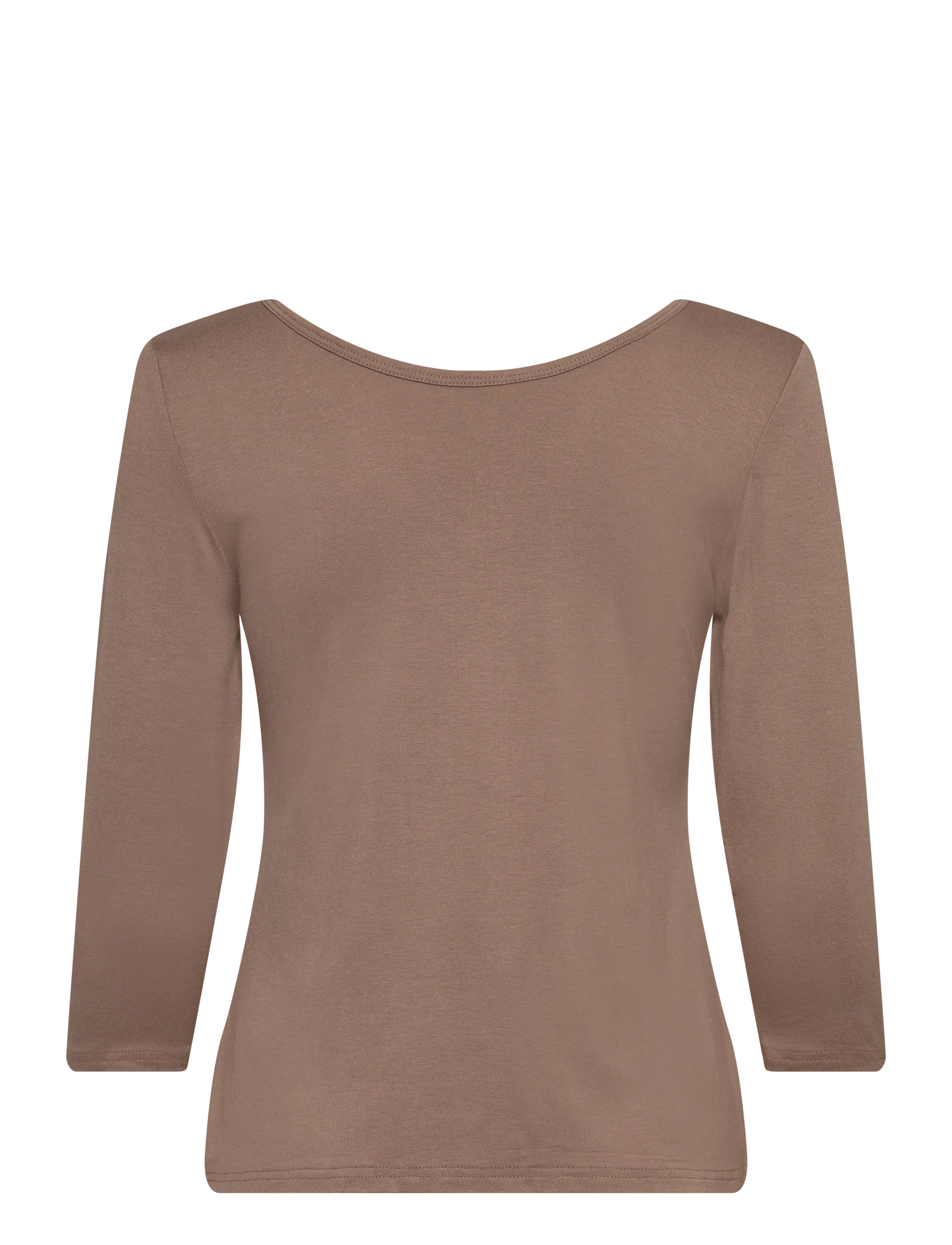 Fransa - FRDOTTA TEE 1 - långärmade toppar - desert taupe - 1