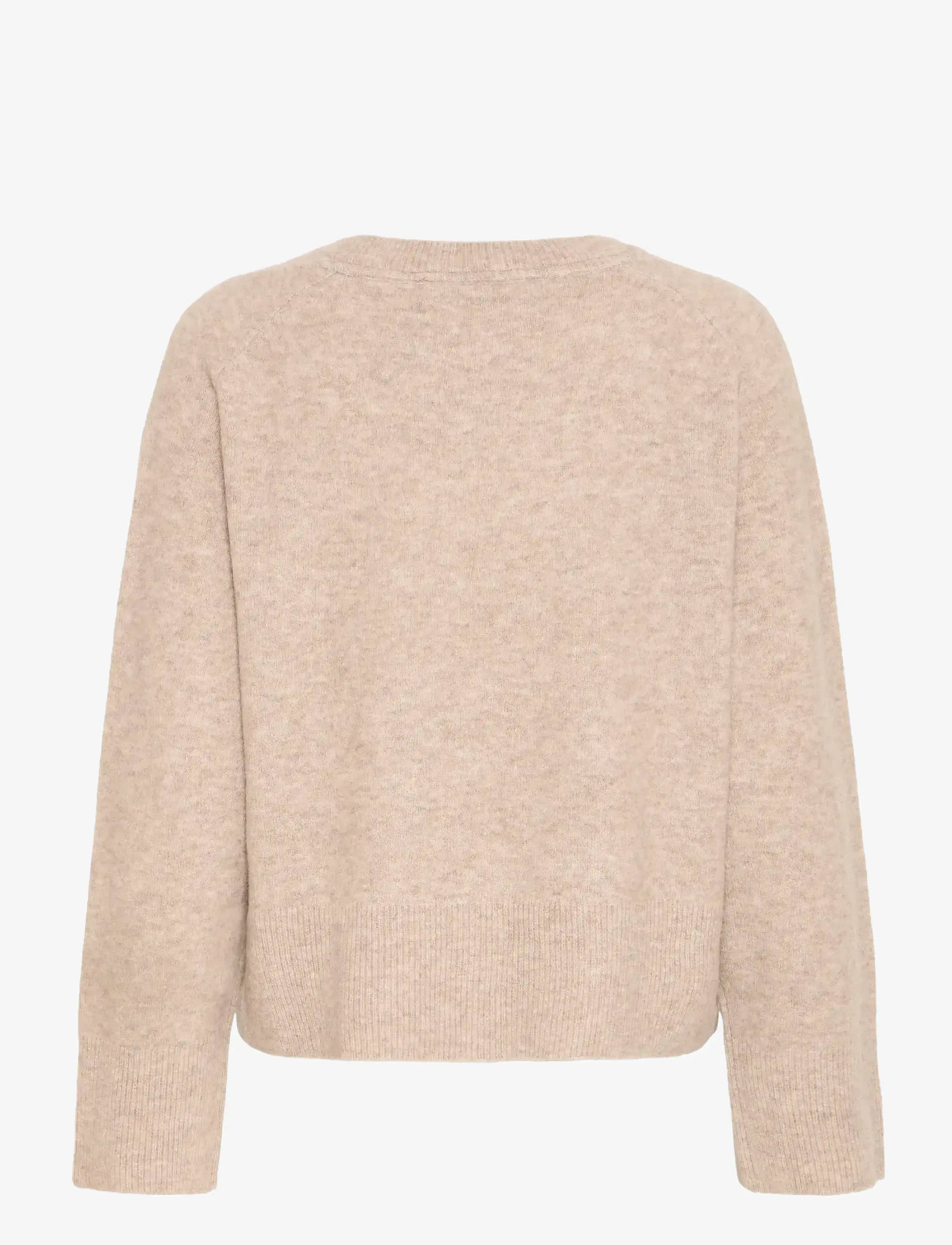 Fransa - FRNOAH PU 1 - stickade tröjor - desert taupe melange - 2