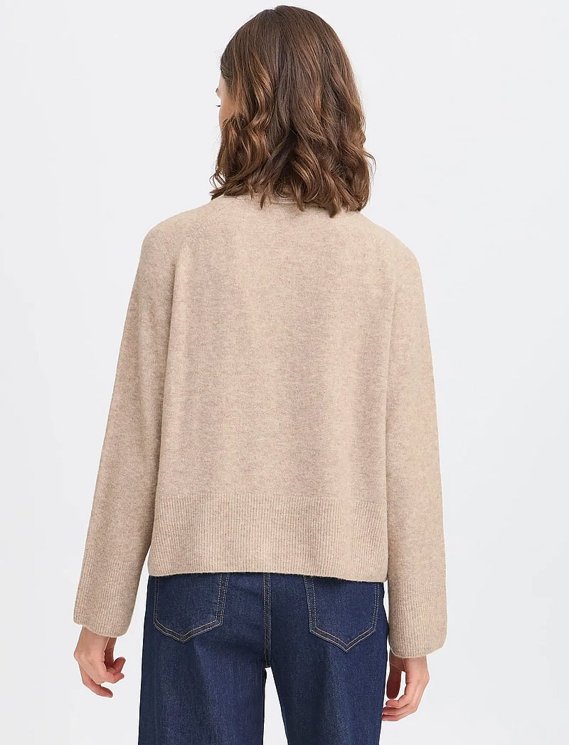 Fransa - FRNOAH PU 1 - pullover - desert taupe melange - 4