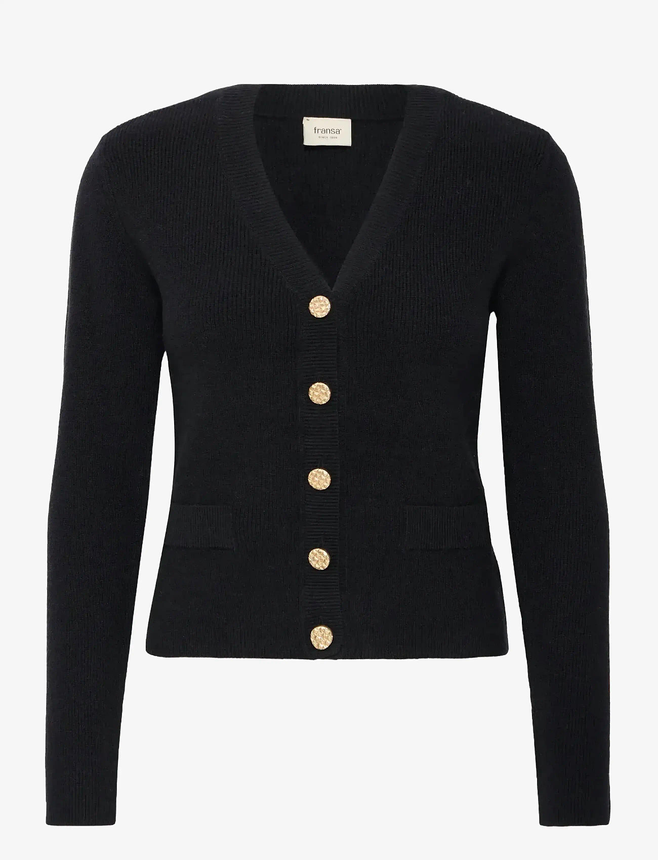 Fransa FRNOVELLA CAR 1 - Cardigans - BLACK / black