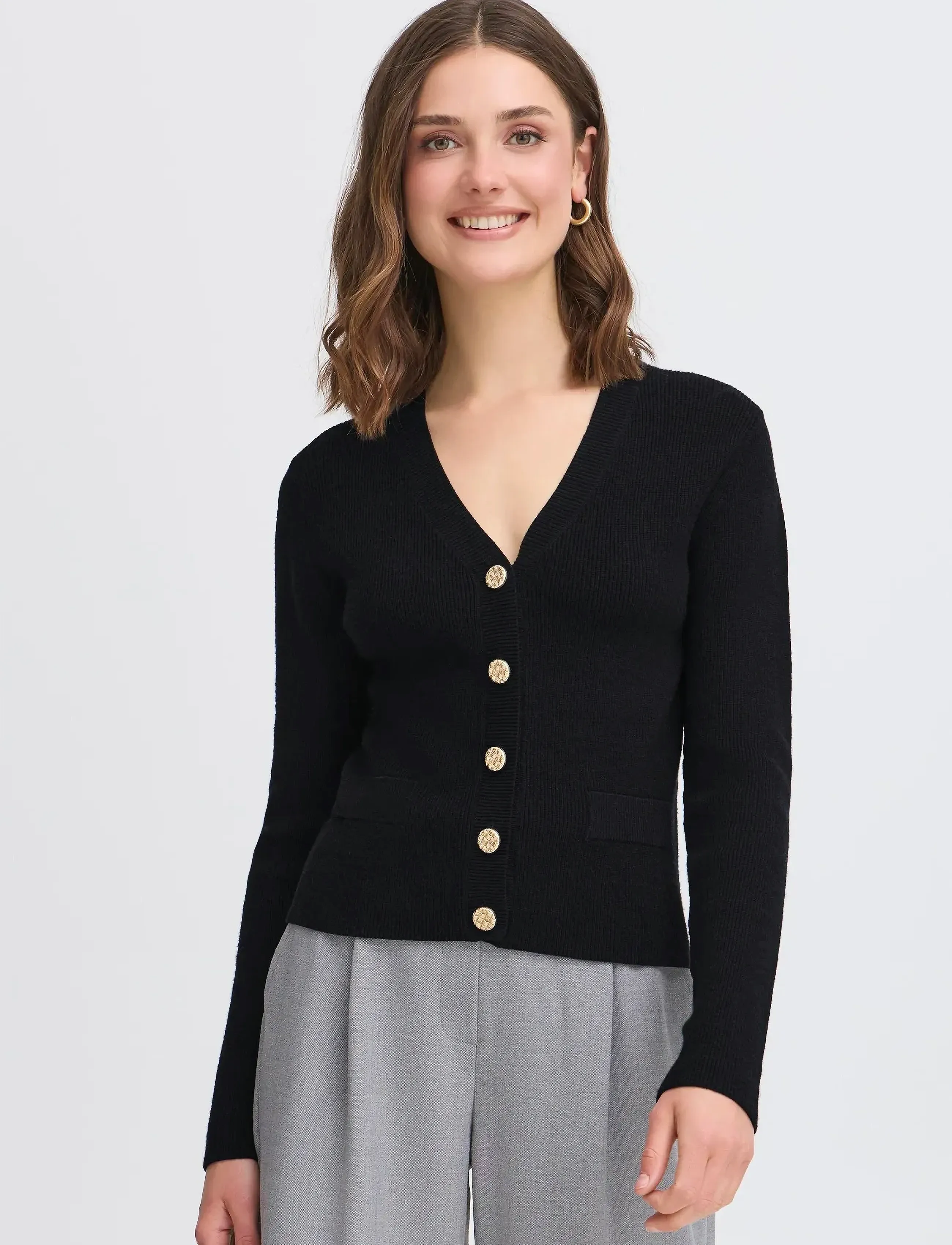 Fransa - FRNOVELLA CAR 1 - cardigans - black - 3