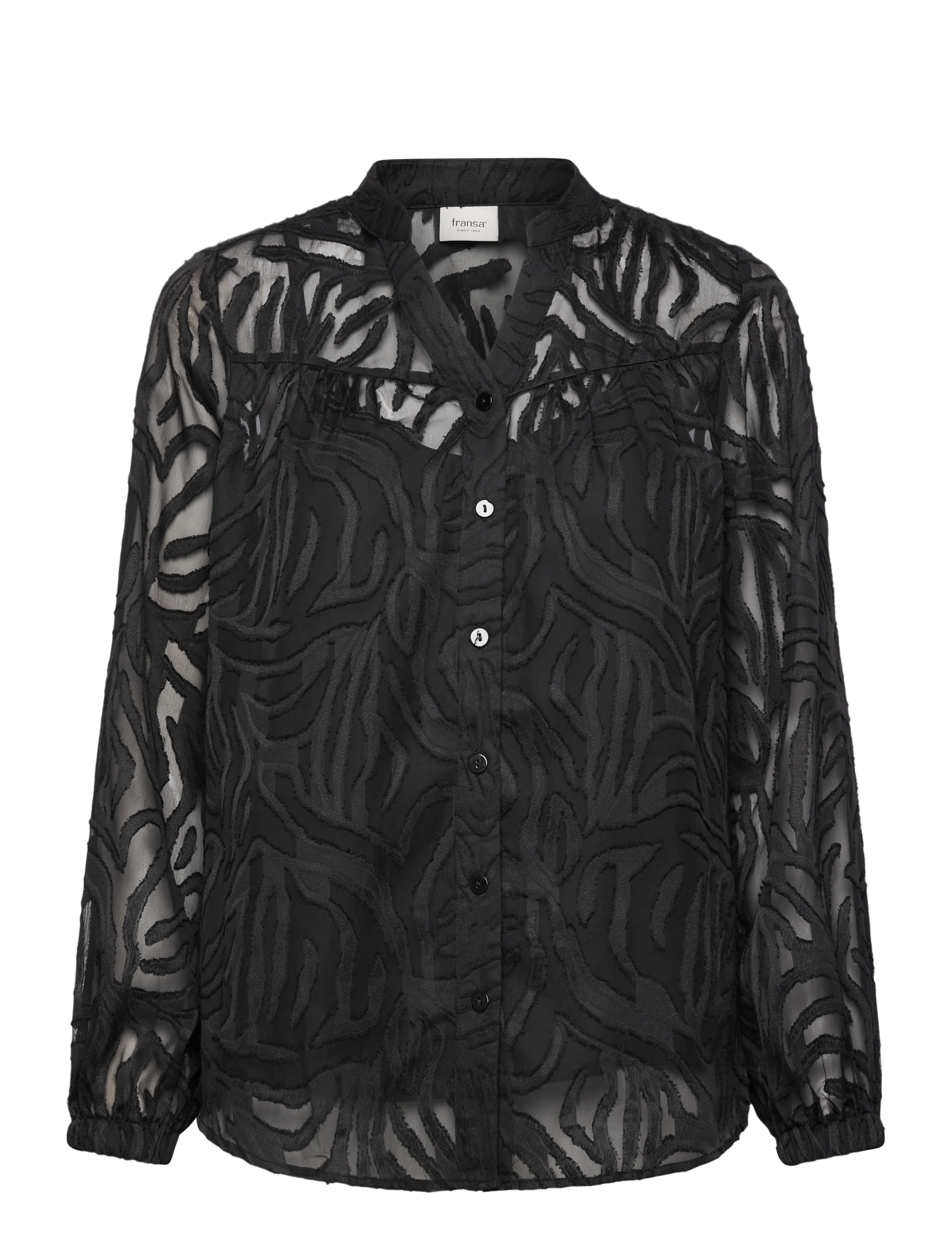 Fransa Frhazys Sh 1, L, Black, Bluser > Langærmede, Dame