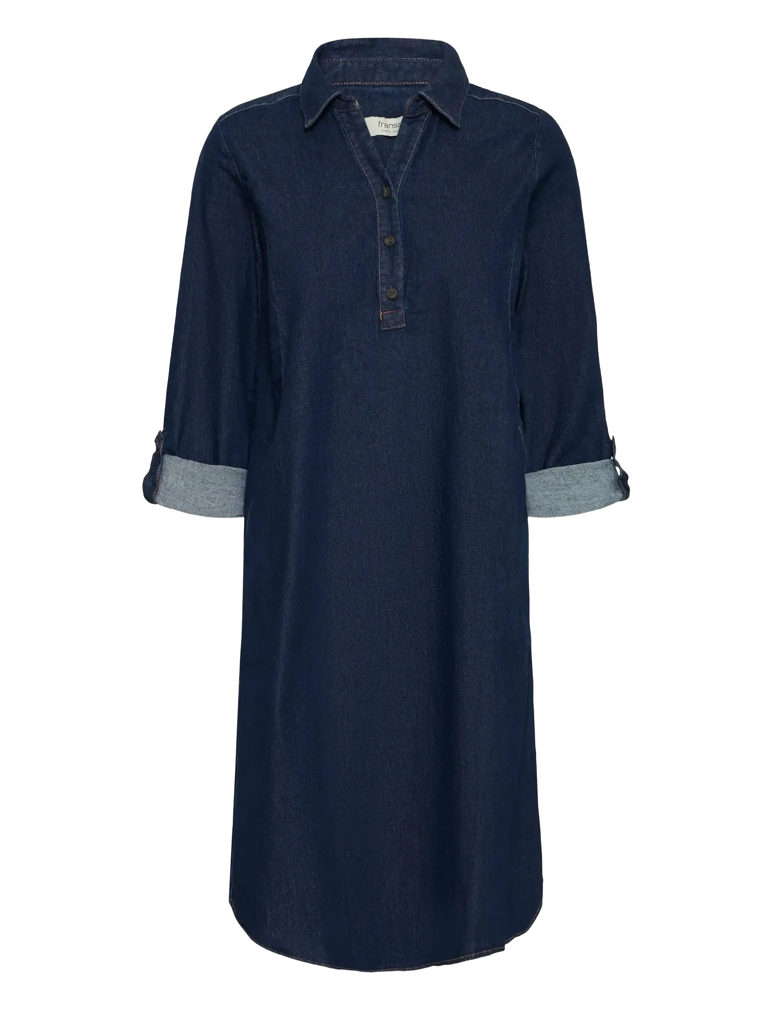 Fransa FRCHICAGO DR 5 - Kleider - RAW BLUE DENIM / navy