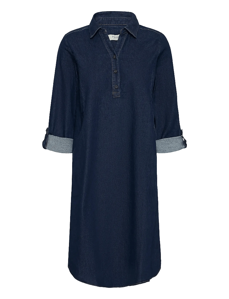 Fransa - FRCHICAGO DR 5 - skjortekjoler - raw blue denim - 1