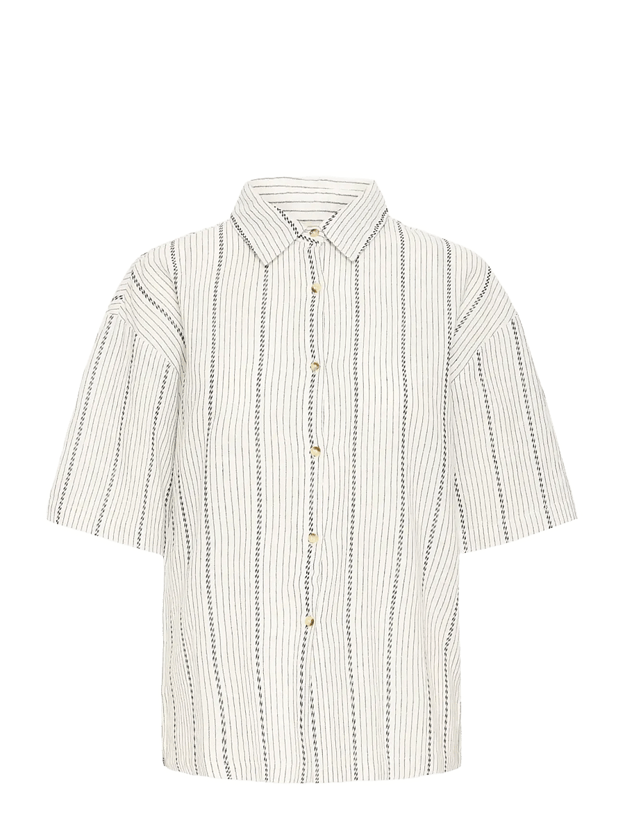 Fransa - FRBONNIE SH 1 - kurzärmlige hemden - white art - 1