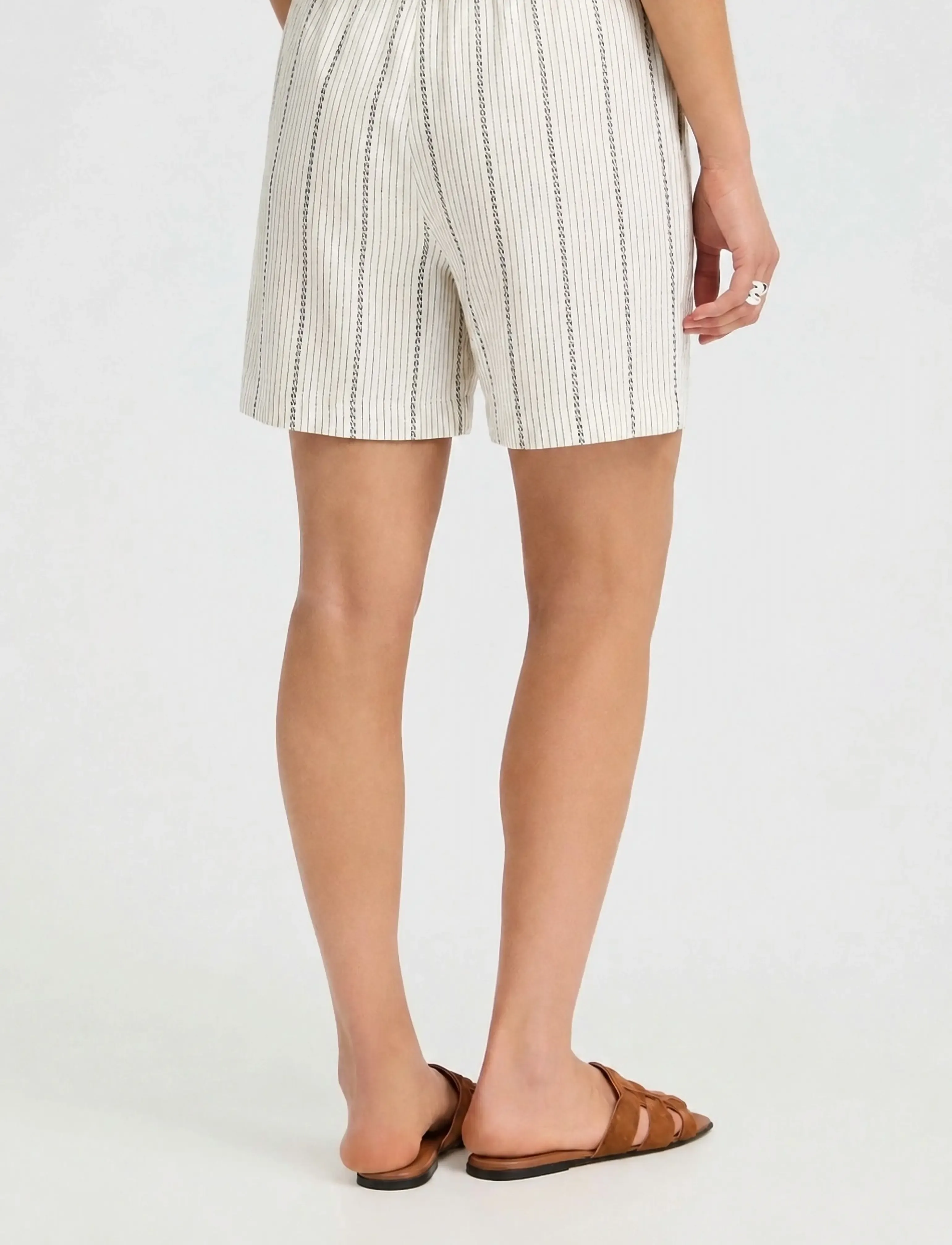 Fransa - FRBONNIE SHO 1 - casual shorts - white art - 4