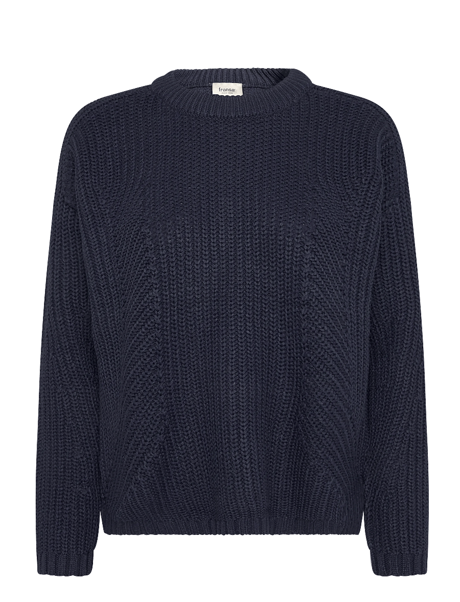 Fransa - FRKAMIA PU 1 - jumpers - navy blazer - 0