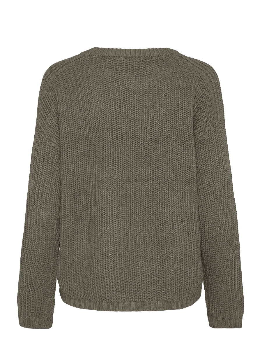 Fransa - FRKAMIA PU 1 - jumpers - smokey olive - 1