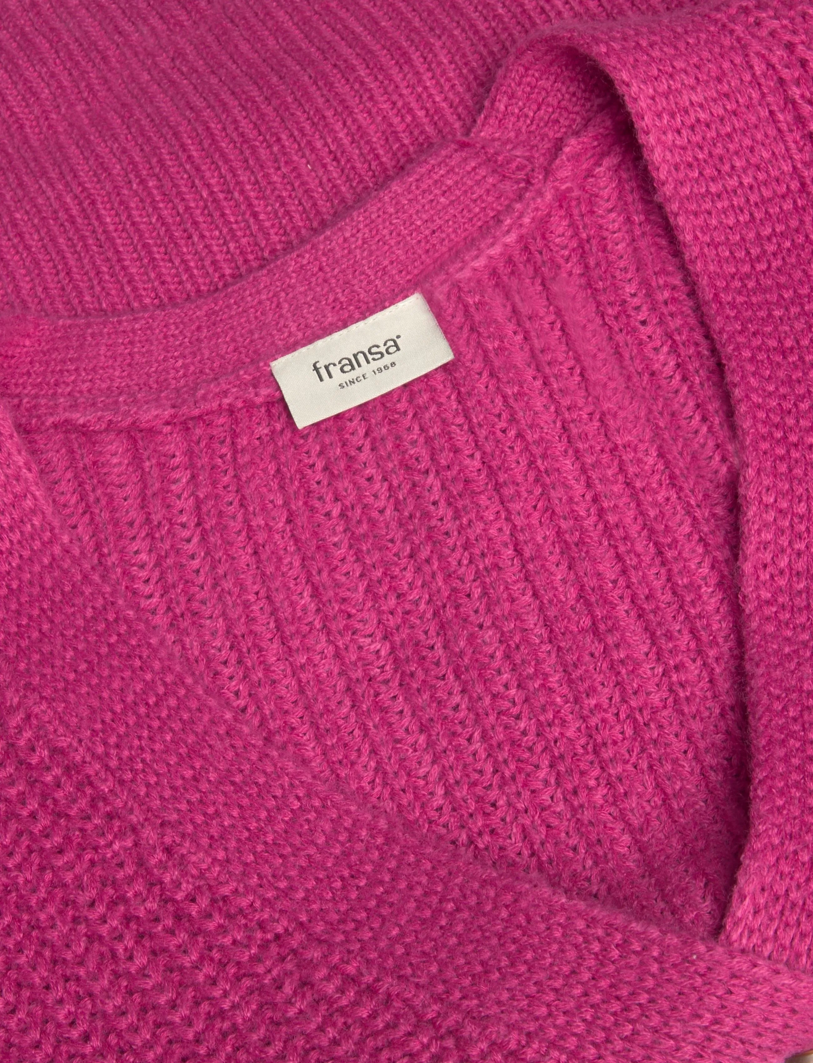 Fransa - FRKAMIA CAR 1 - cardigans - very berry - 2