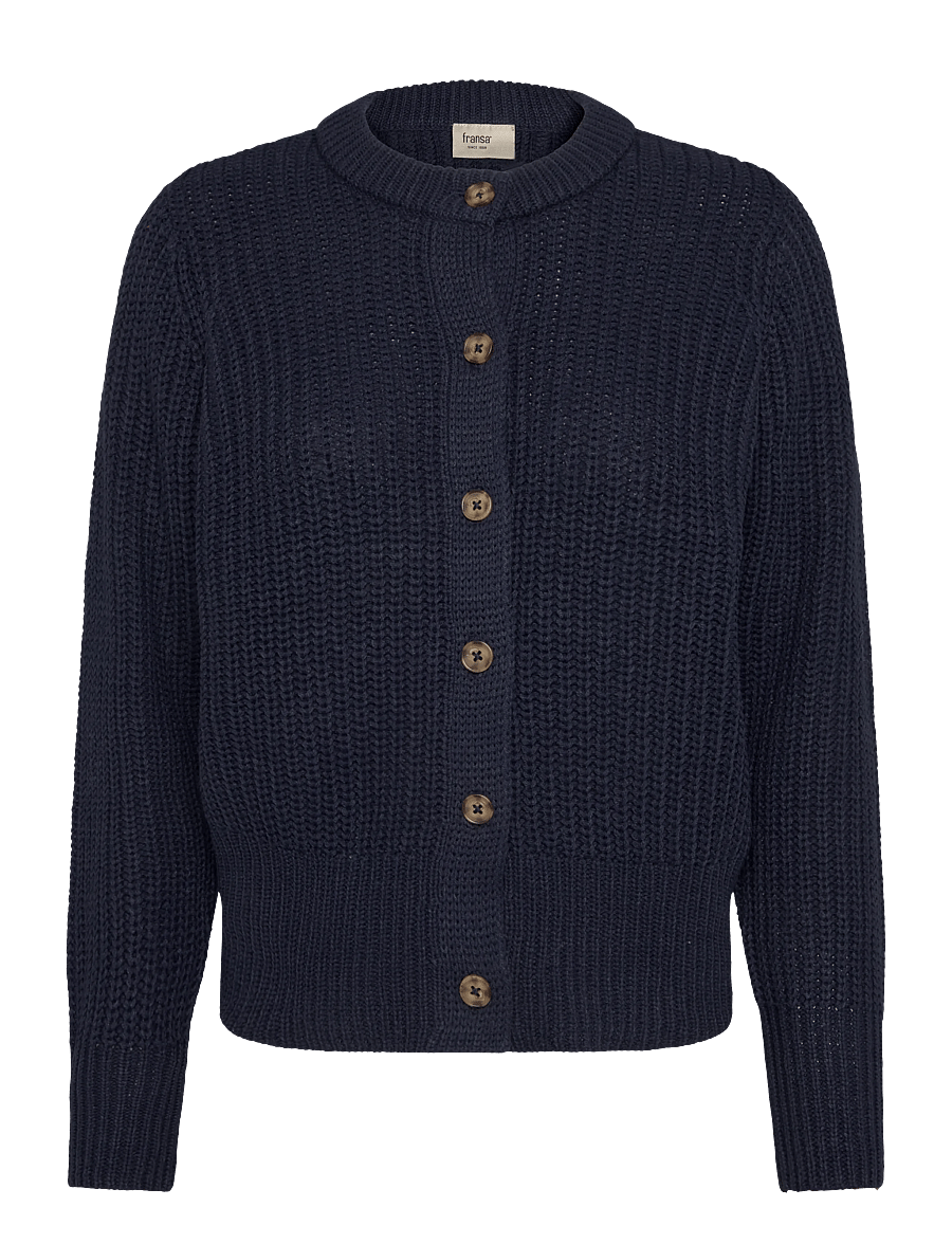 Fransa - FRKAMIA CAR 2 - cardigans - navy blazer - 0