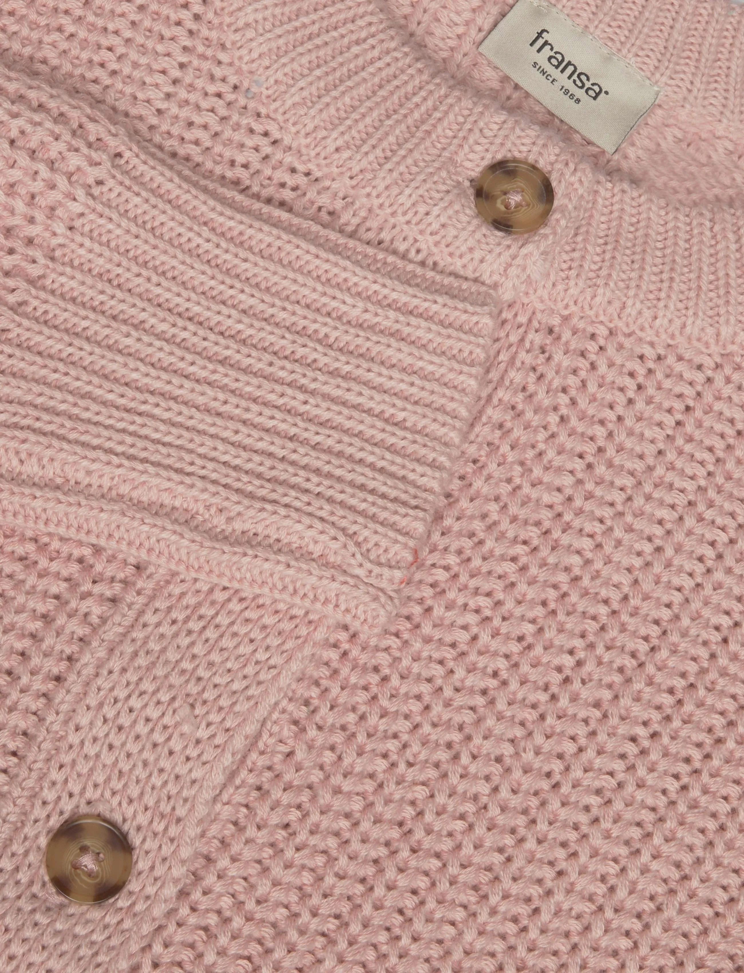 Fransa - FRKAMIA CAR 2 - cardigans - rose smoke - 2
