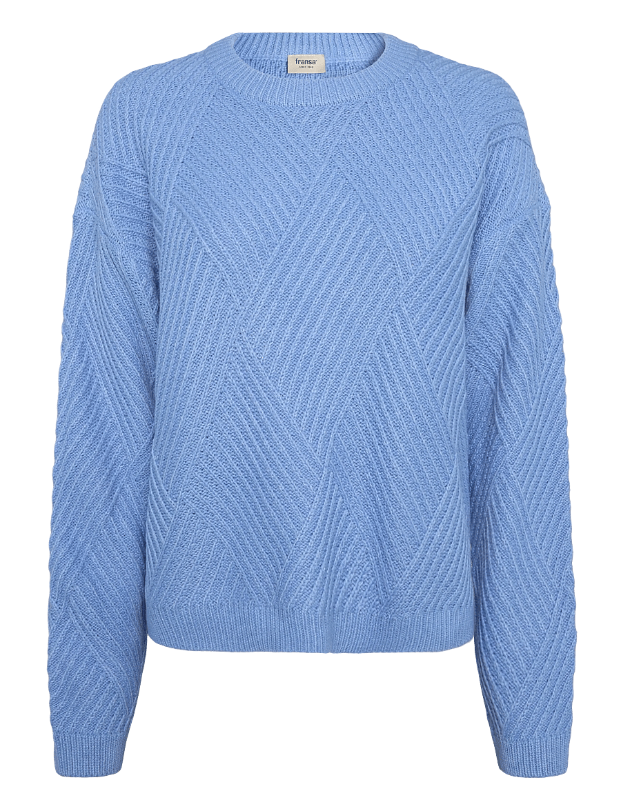 Fransa - FRKALIKKA PU 1 - jumpers - della robbia blue mix - 0