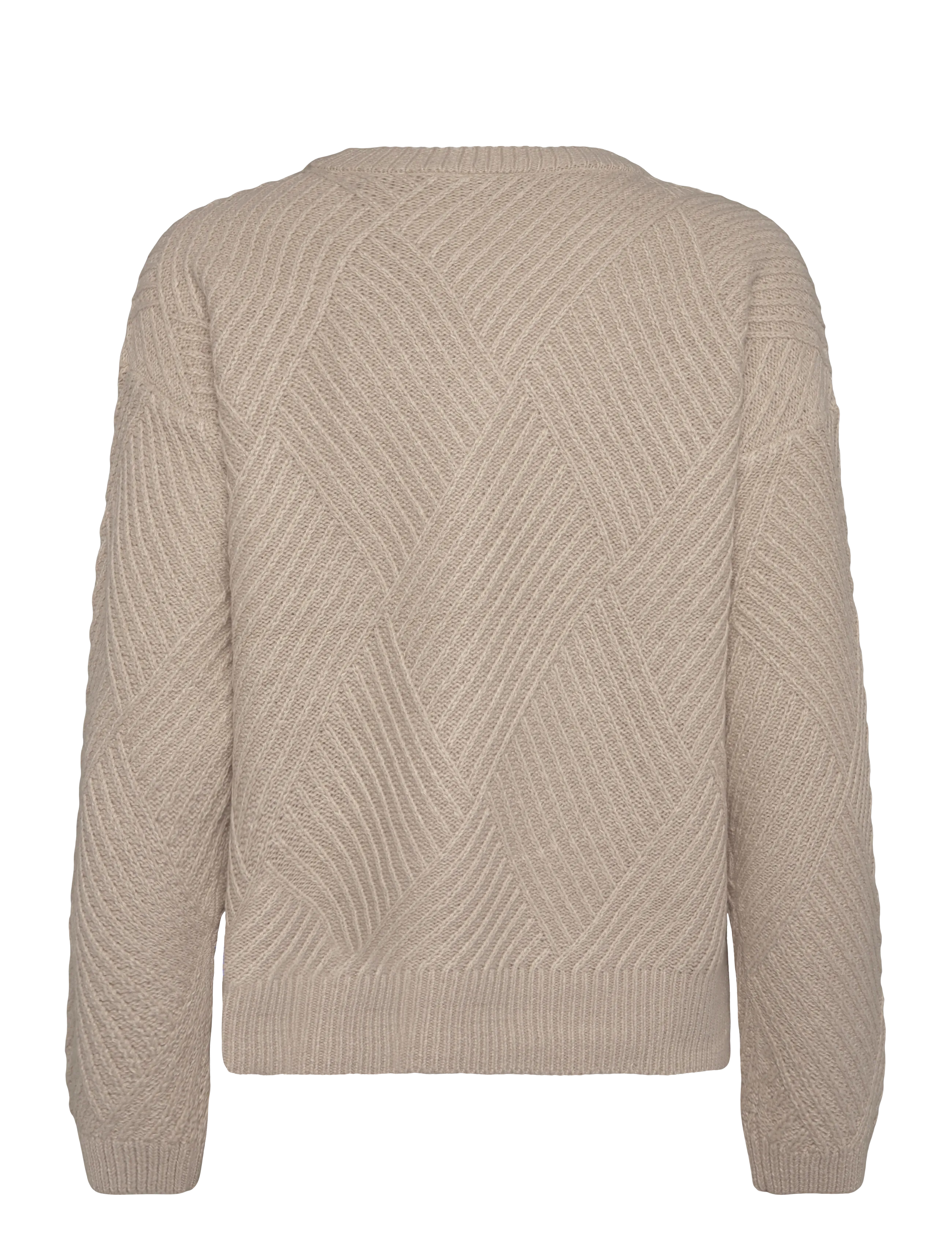 Fransa - FRKALIKKA PU 1 - jumpers - oxford tan mix - 1