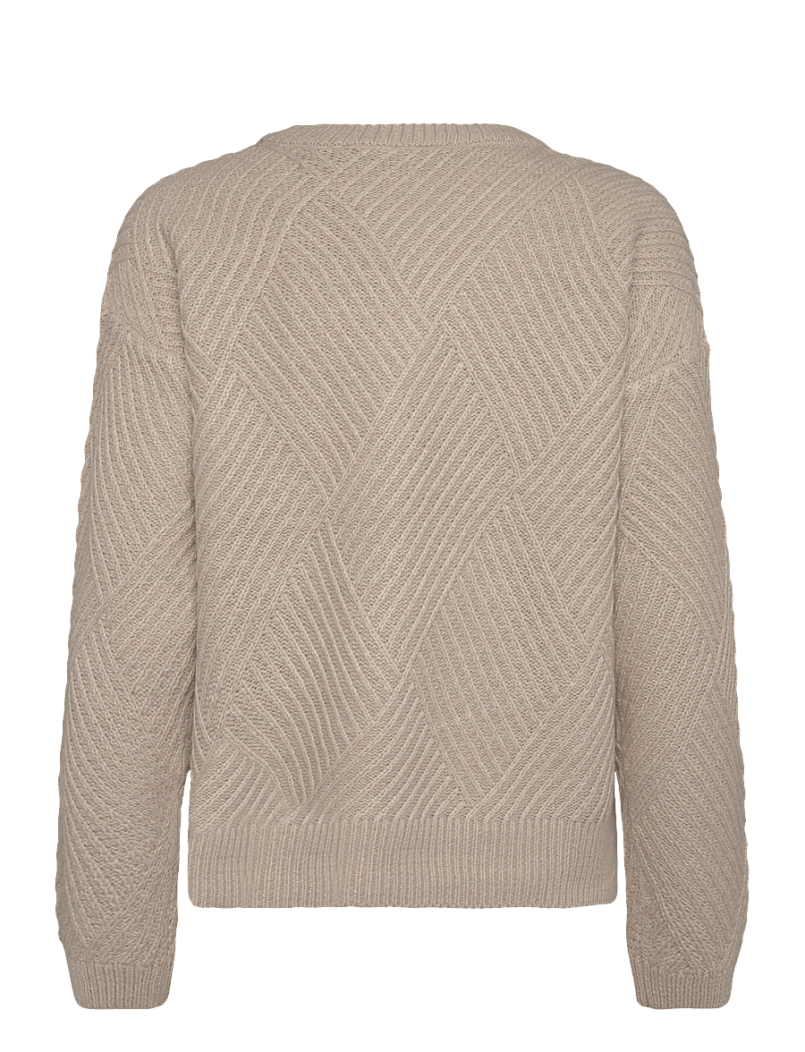 Fransa - FRKALIKKA PU 1 - jumpers - oxford tan mix - 1