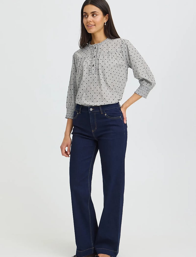 Fransa - FRALEXI BL 1 - langærmede bluser - black mix - 0