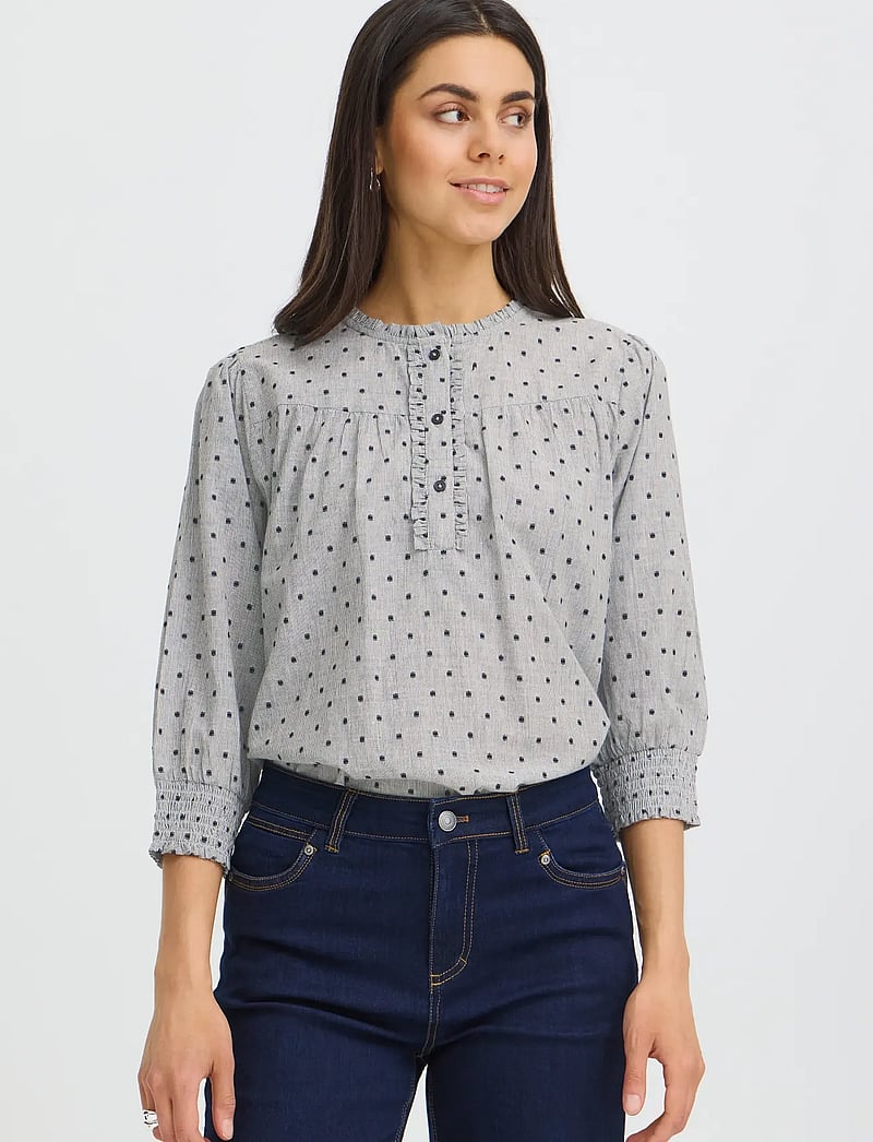 Fransa - FRALEXI BL 1 - langærmede bluser - black mix - 3
