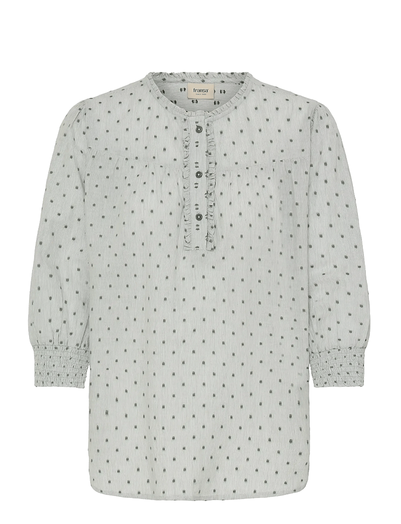 Fransa - FRALEXI BL 1 - pikkade varrukatega pluusid - dusty olive mix - 1