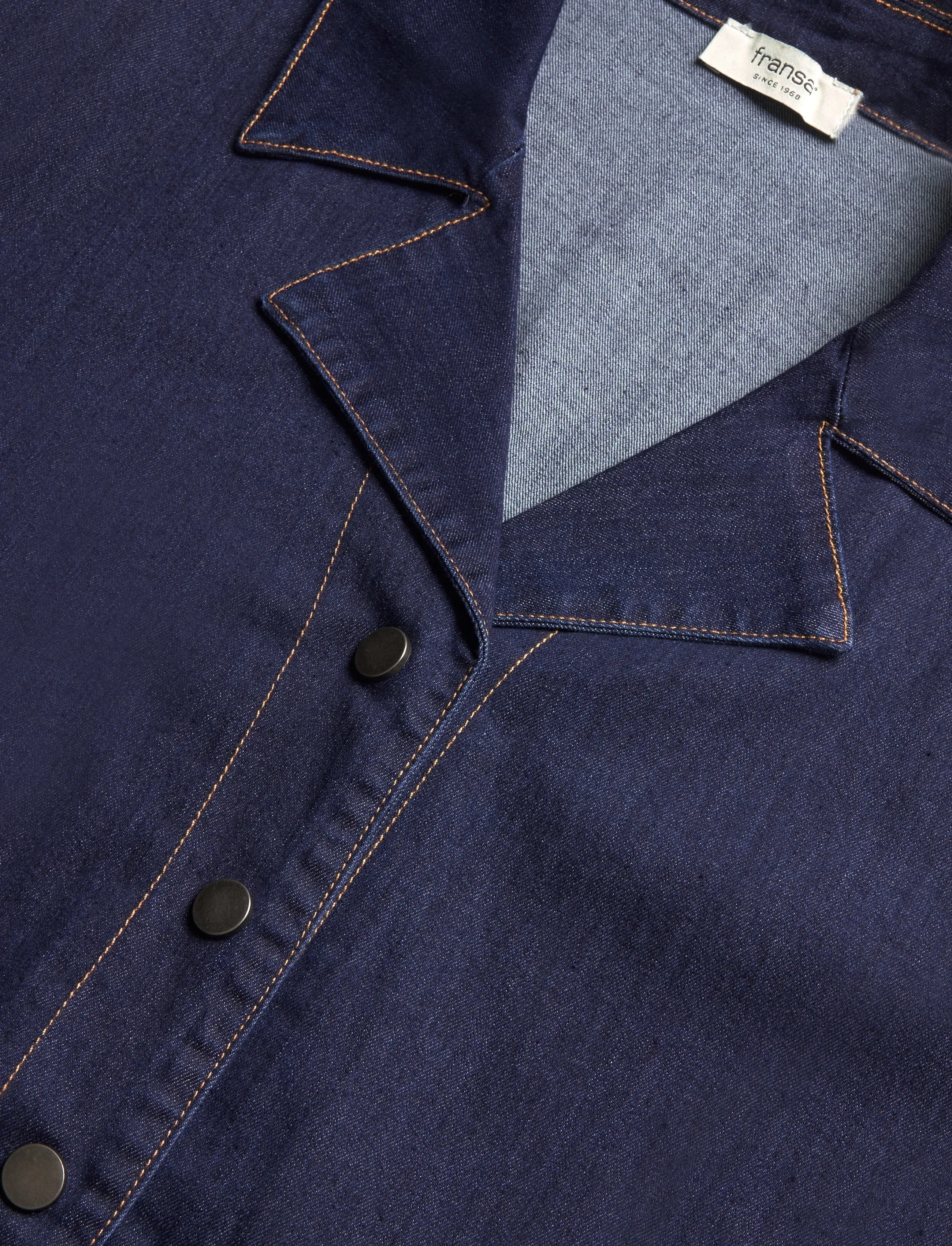 Fransa - FRCHICAGO JU 1 - buksedragter - unwashed blue denim - 2