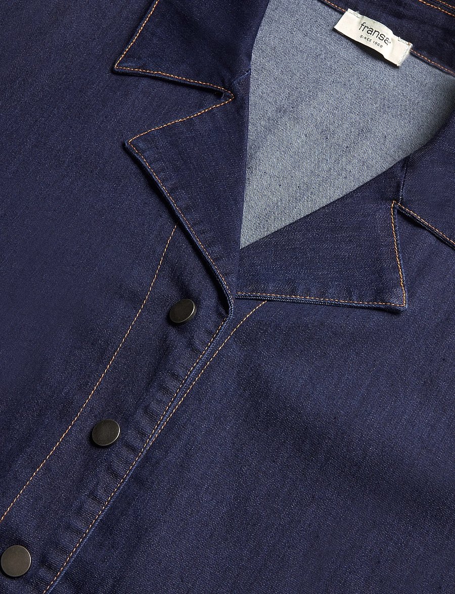 Fransa - FRCHICAGO JU 1 - buksedragter - unwashed blue denim - 2