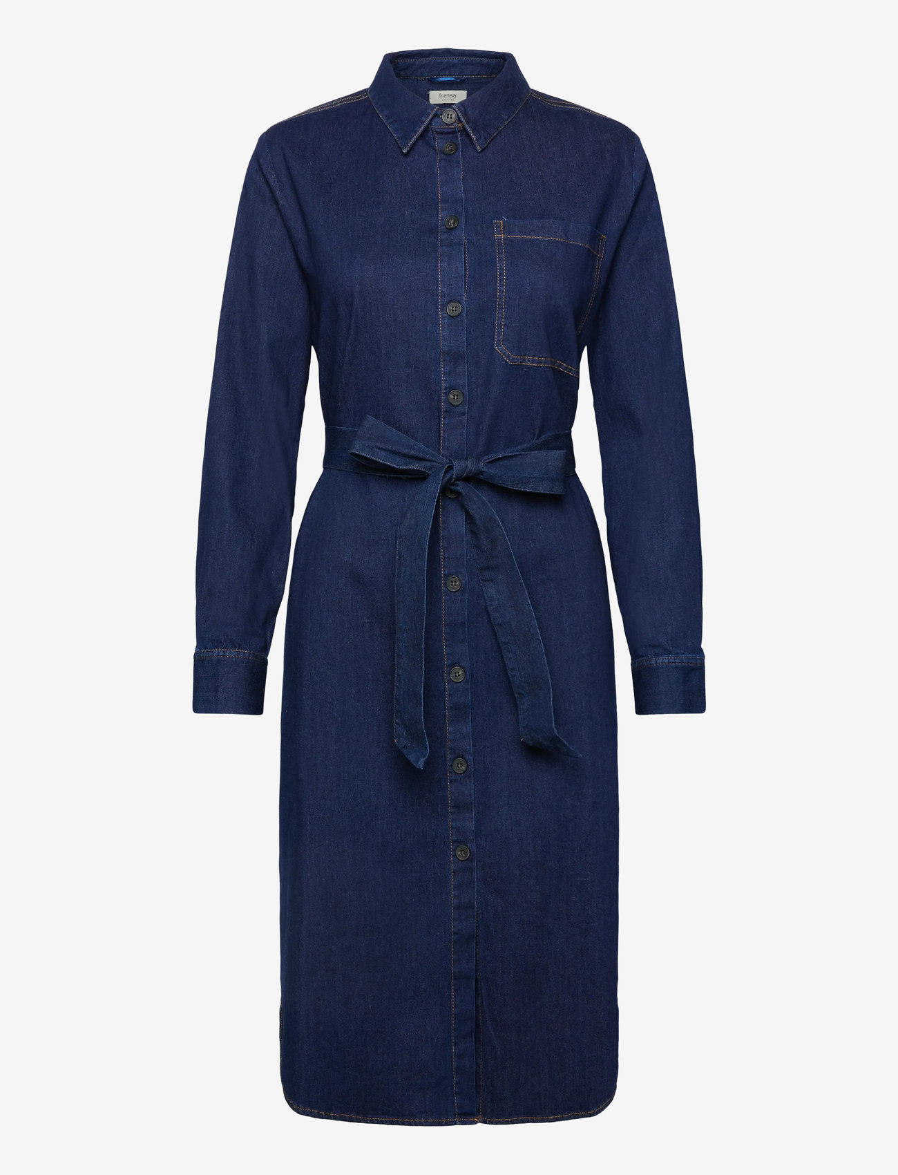 Fransa - FRCHICAGO DR 4 - denimkjoler - raw blue denim - 0