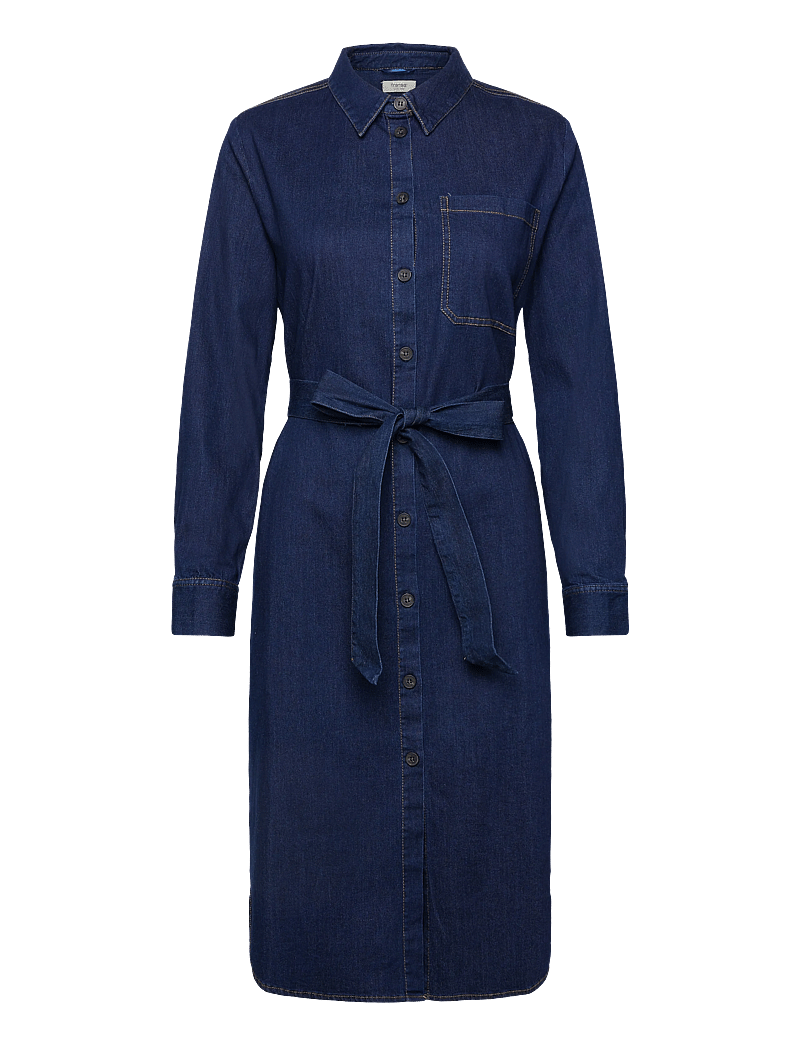 Fransa - FRCHICAGO DR 4 - denimkjoler - raw blue denim - 0