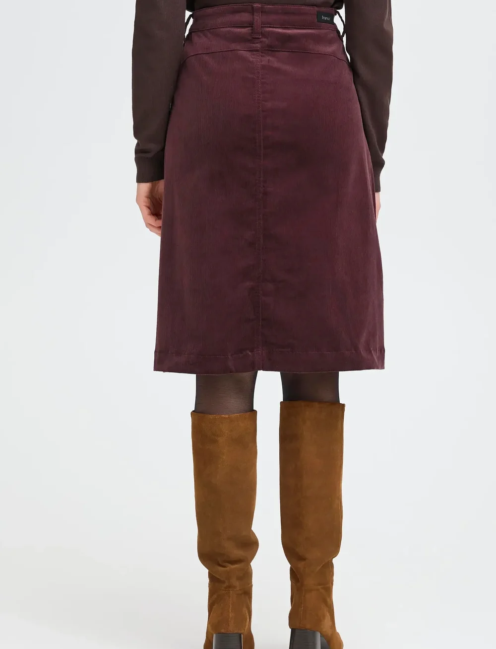 Fransa - FRTEAN SK 3 - midi skirts - fudge - 4